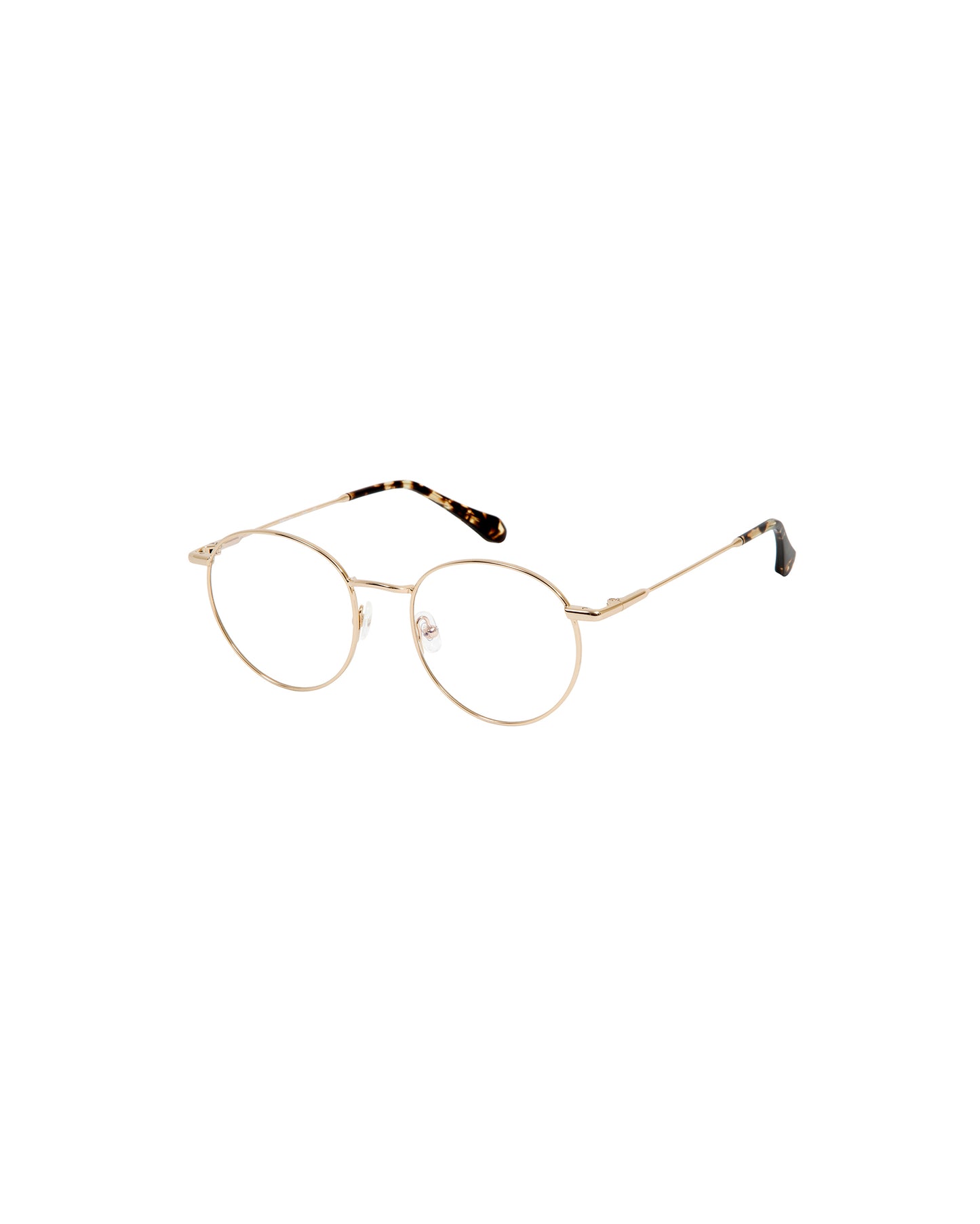 BLUES: Redondas Metal Doré optical glasses by GIGI STUDIOS 1583