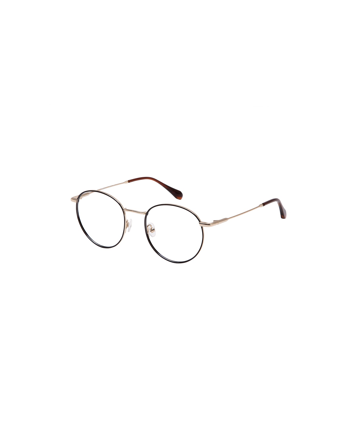 BLUES: Redondas Metal Noir optical glasses by GIGI STUDIOS 1585
