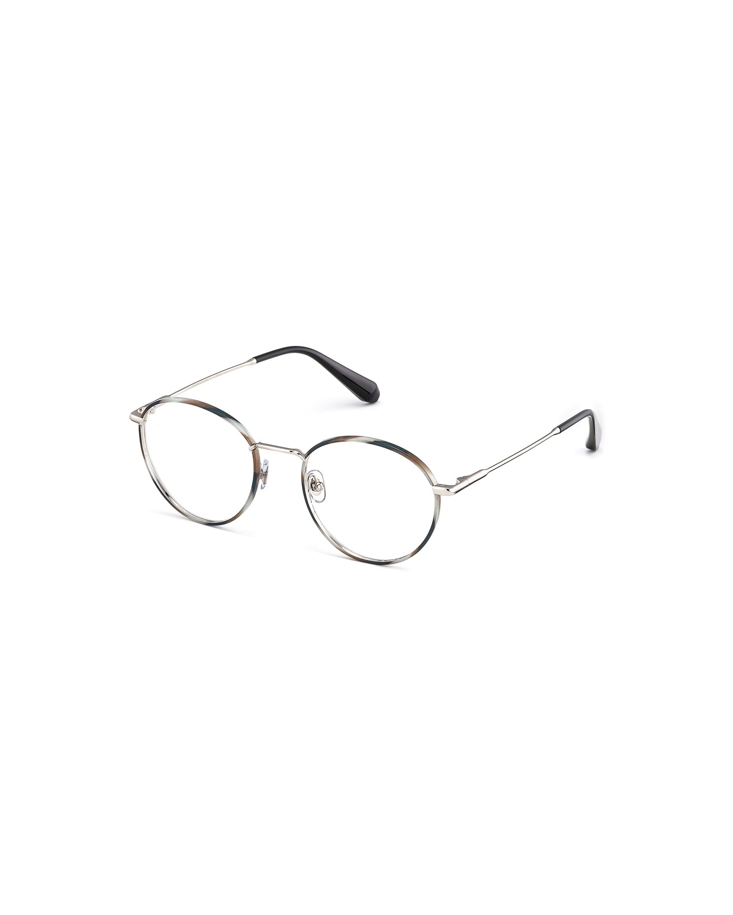 BAILEY: Redondas Acetato-Metal Dark Silver optical glasses by GIGI STUDIOS 1611