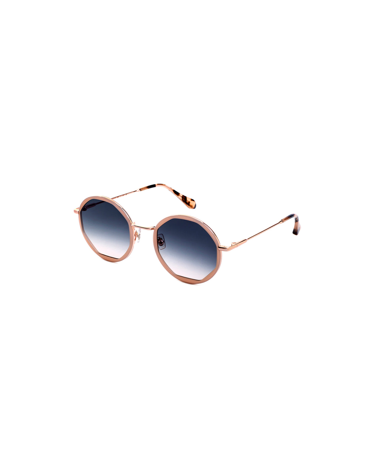 ALBA: Geométricas Acetato-Metal Rosa sunglasses by GIGI STUDIOS 1625