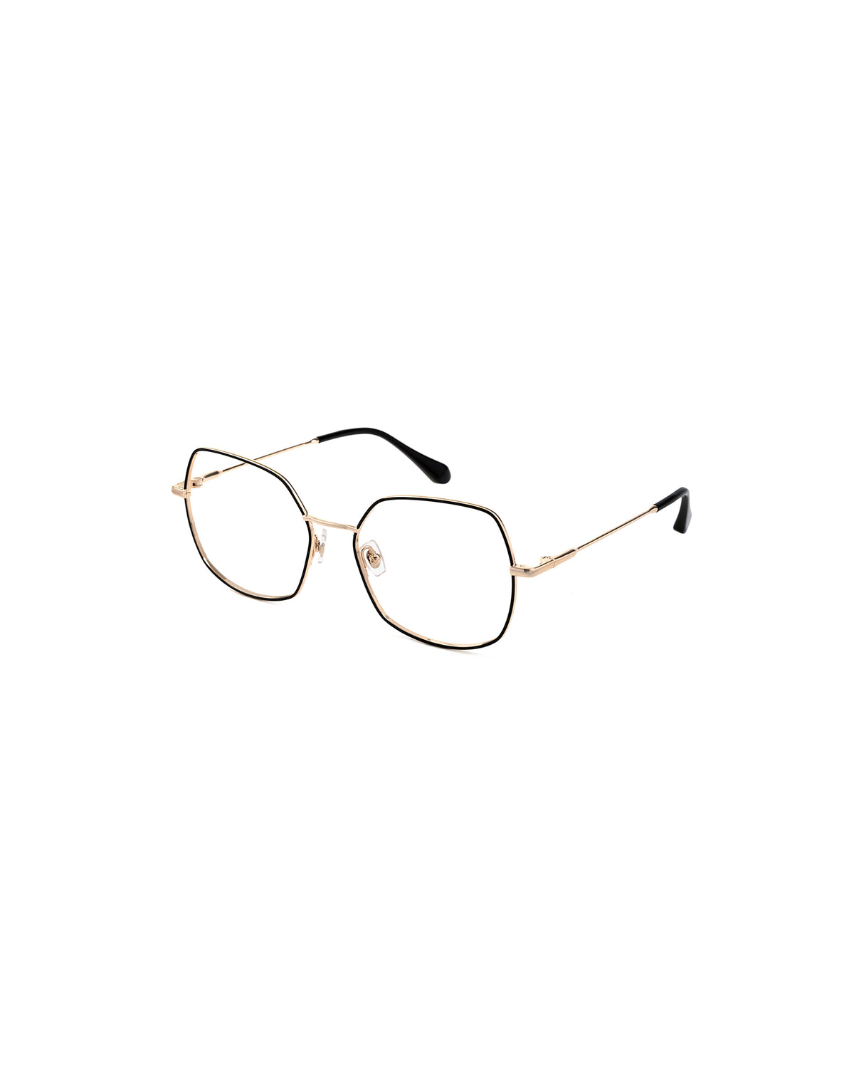 ELIZABETH: Geométricas Metal Noir optical glasses by GIGI STUDIOS 1640