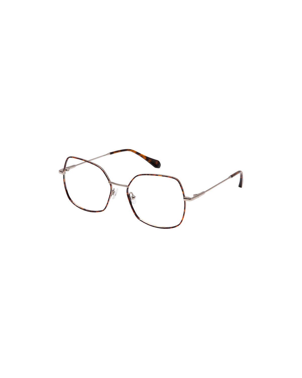 ELIZABETH: Geométricas Metal Marrón optical glasses by GIGI STUDIOS 1642