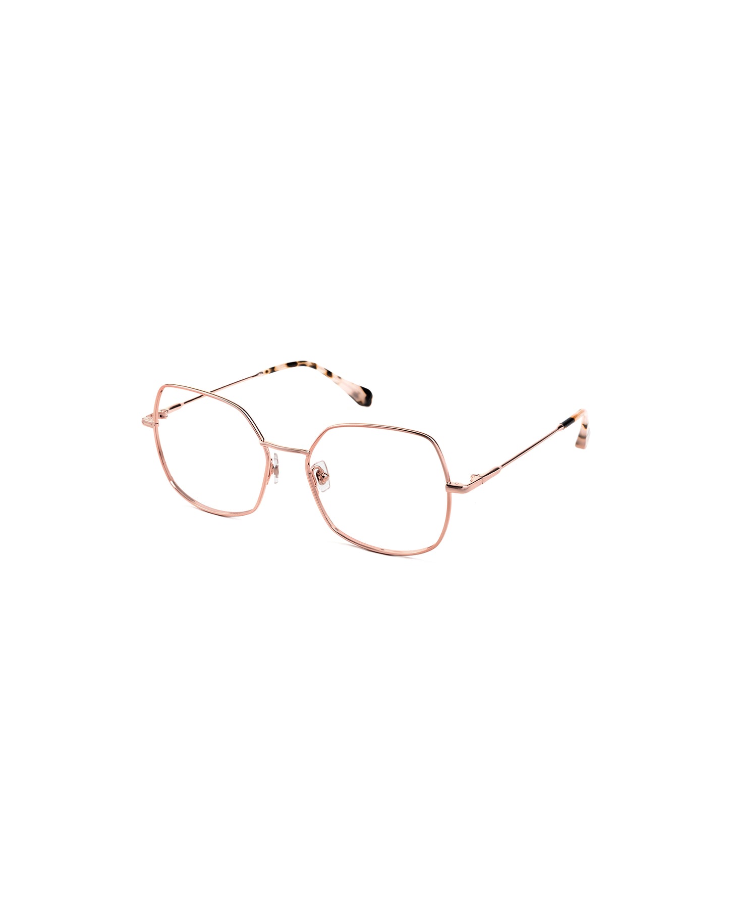 ELIZABETH: Geométricas Metal Rosa optical glasses by GIGI STUDIOS 1646