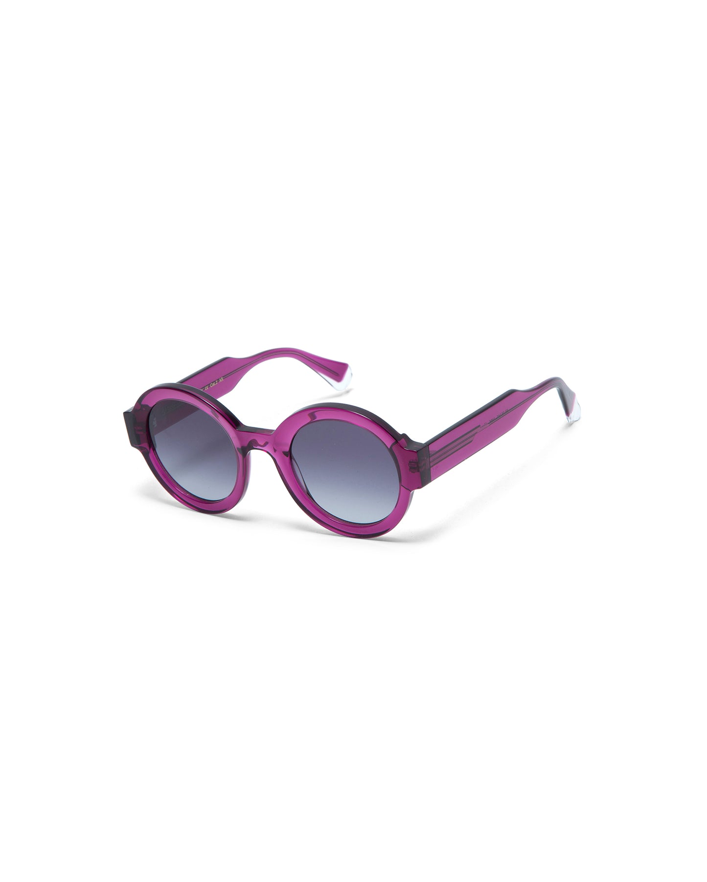 LAURA: Redondas Acetato Rojo sunglasses by GIGI STUDIOS 1666