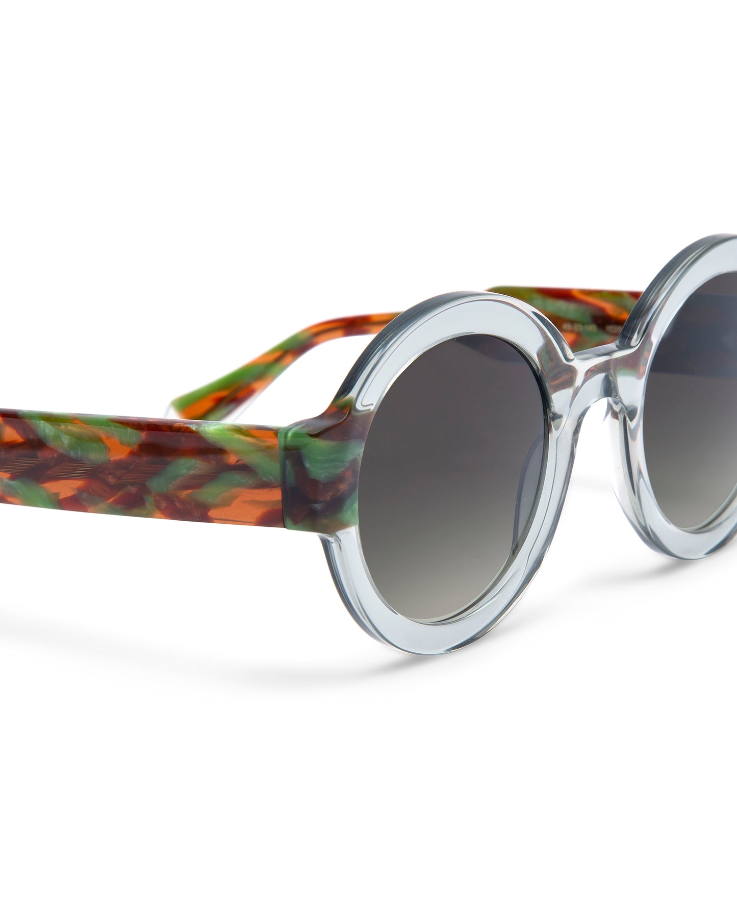 LAURA: Redondas Acetato Transparente sunglasses by GIGI STUDIOS 73