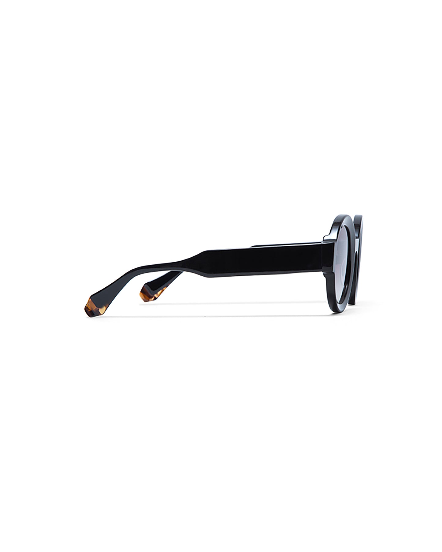 LAURA: Redondas Acetato Noir sunglasses by GIGI STUDIOS 1670
