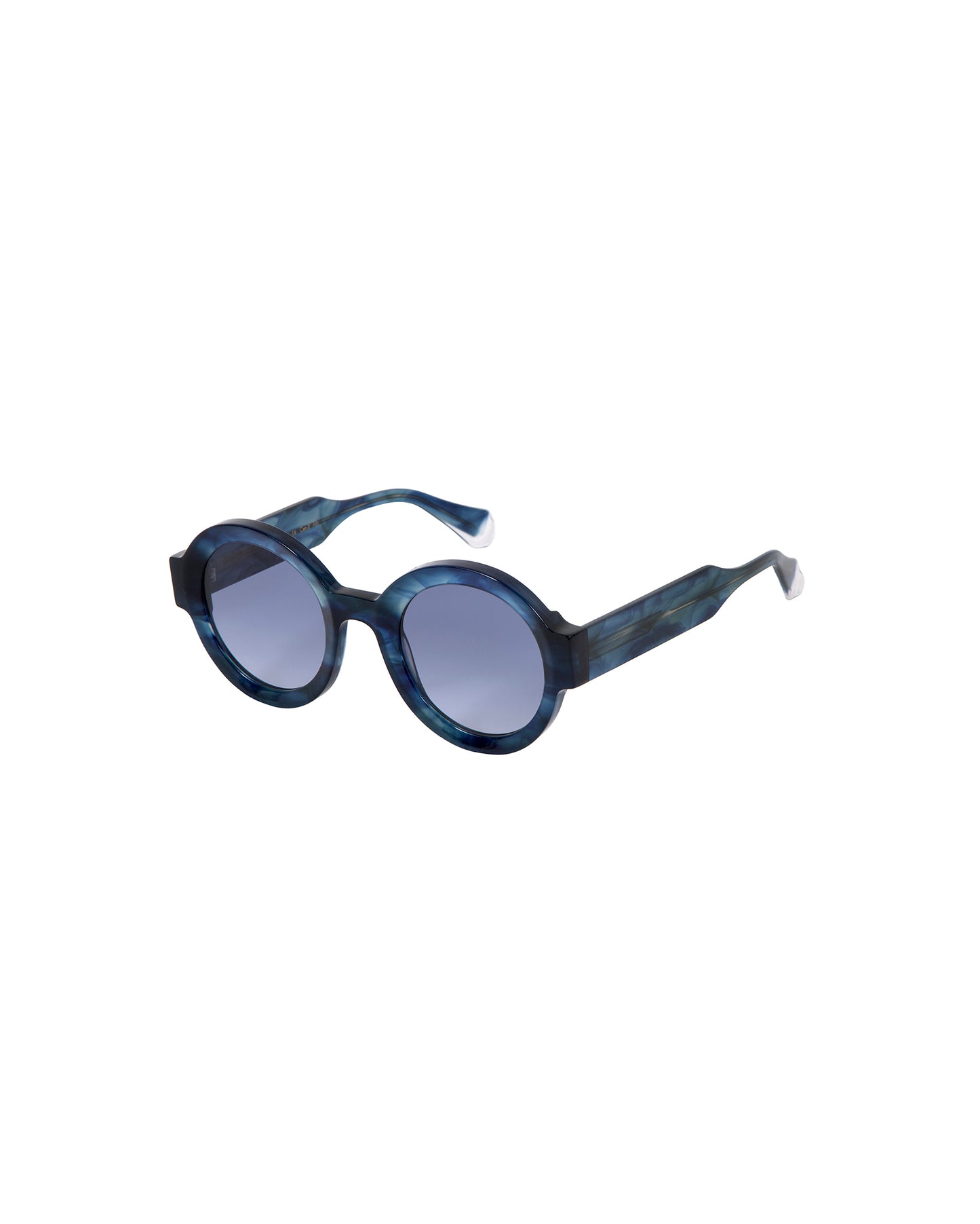 LAURA: Redondas Acetato Azul sunglasses by GIGI STUDIOS 1678