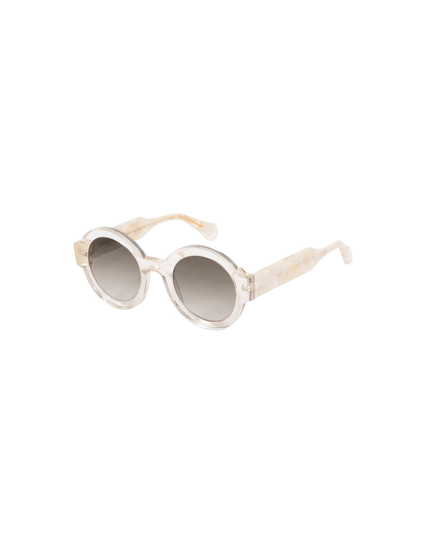 LAURA: Redondas Acetato Transparente sunglasses by GIGI STUDIOS 1686