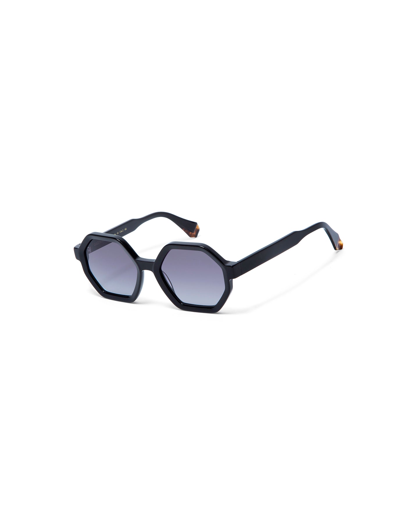 SHIRLEY: Geométricas Acetato Noir sunglasses by GIGI STUDIOS 1690