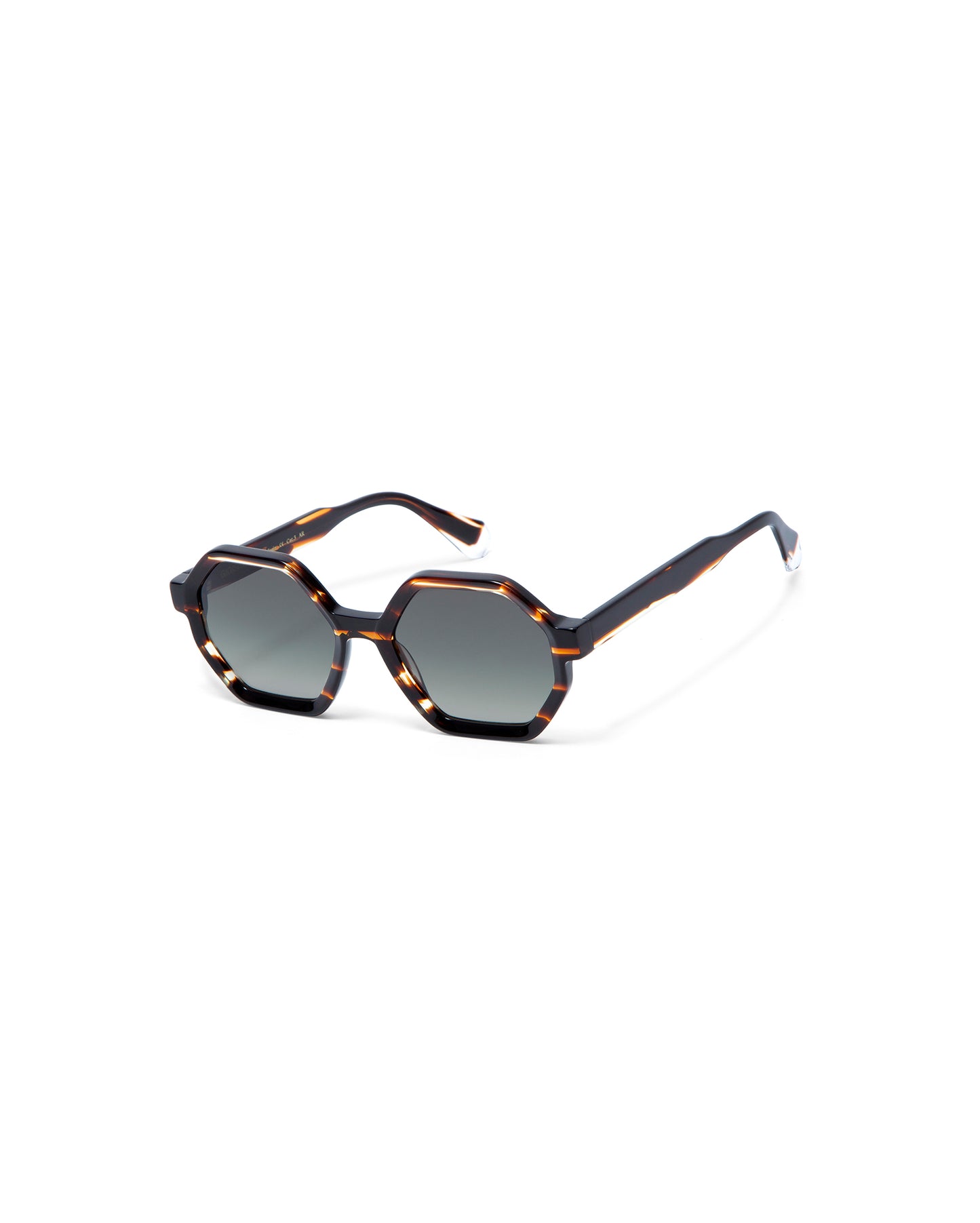 SHIRLEY: Geométricas Acetato Havana sunglasses by GIGI STUDIOS 1692