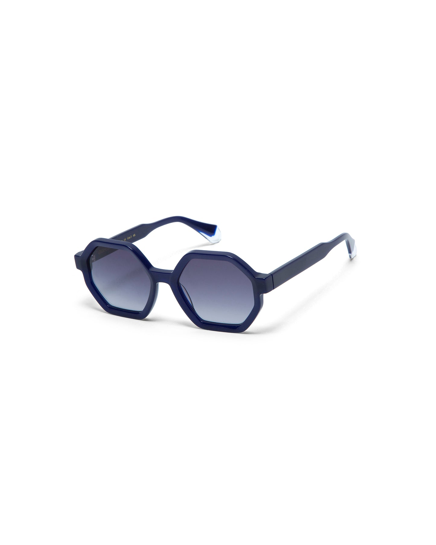 SHIRLEY: Geométricas Acetato Azul sunglasses by GIGI STUDIOS 1710