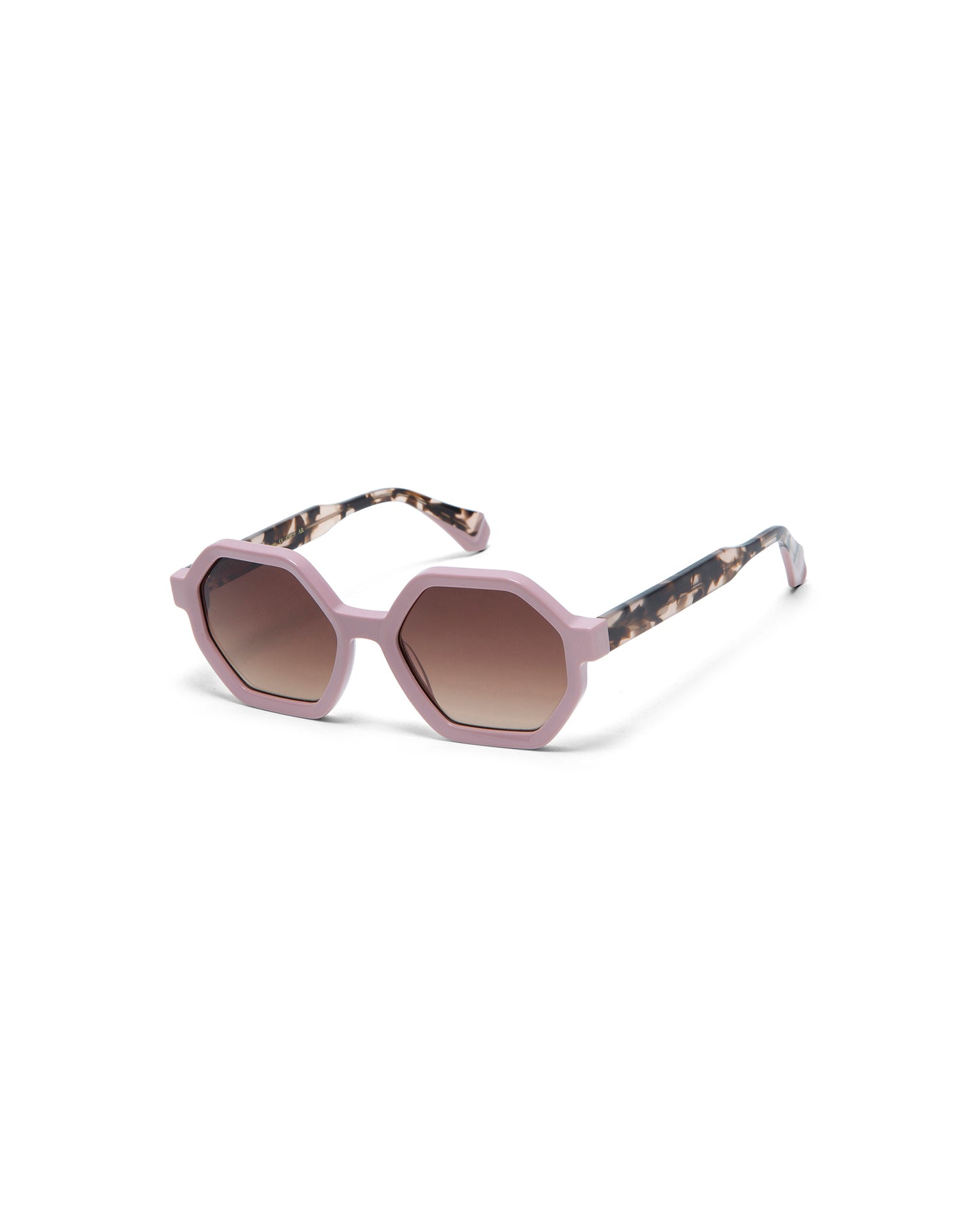 SHIRLEY: Geométricas Acetato Rosa sunglasses by GIGI STUDIOS 1712