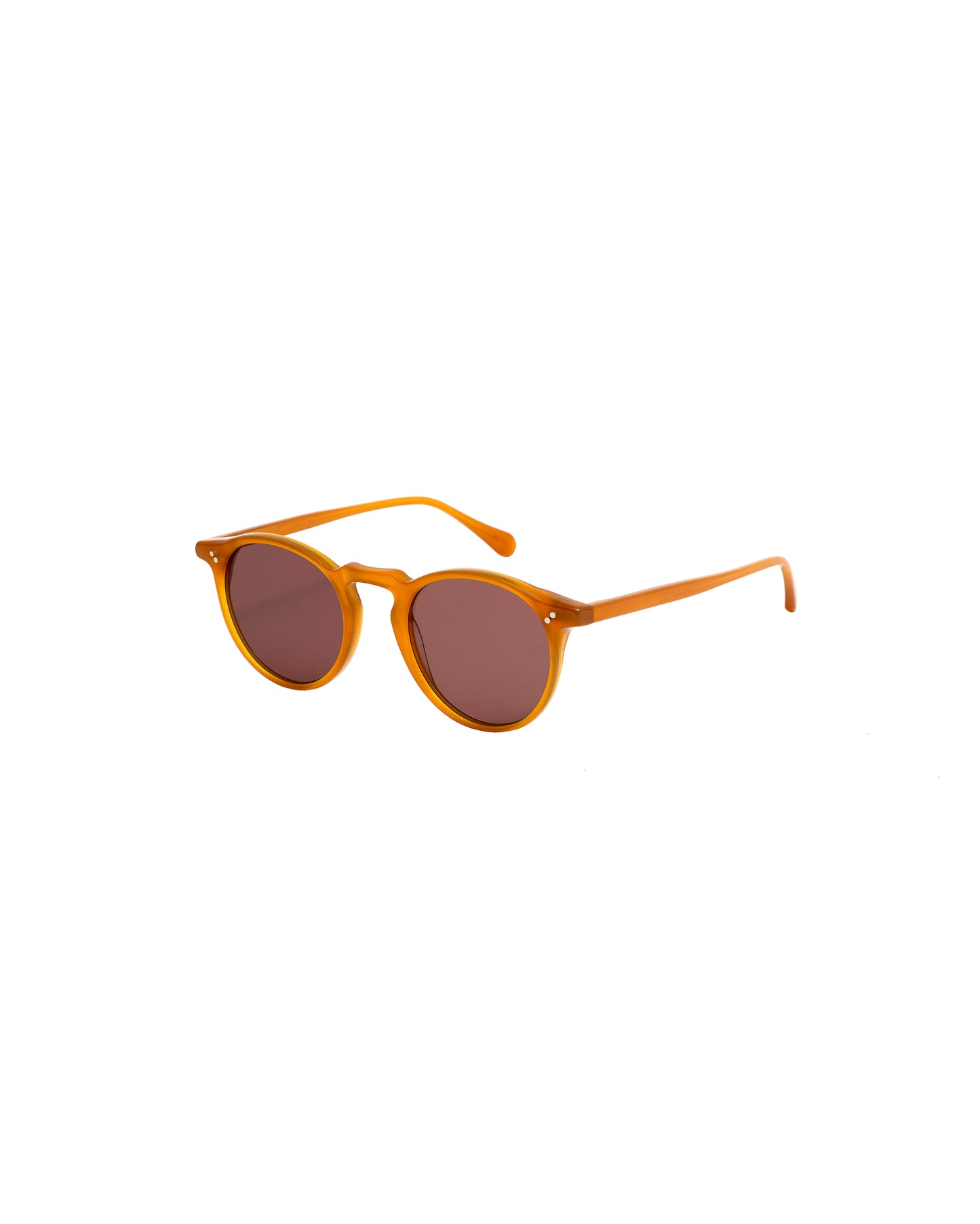 ROY: Redondas Acetato Jaune sunglasses by GIGI STUDIOS 1780
