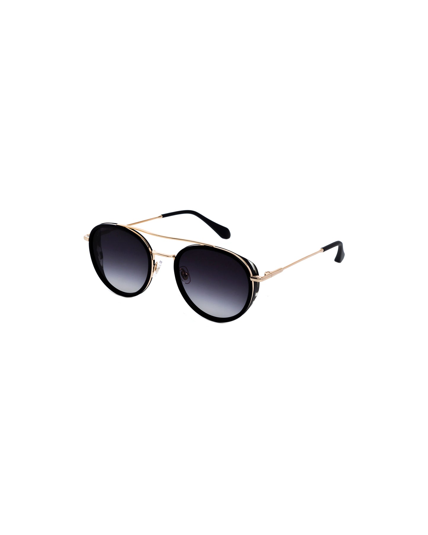 FIRENZE: Aviador Acetato-Metal Noir sunglasses by GIGI STUDIOS 1788
