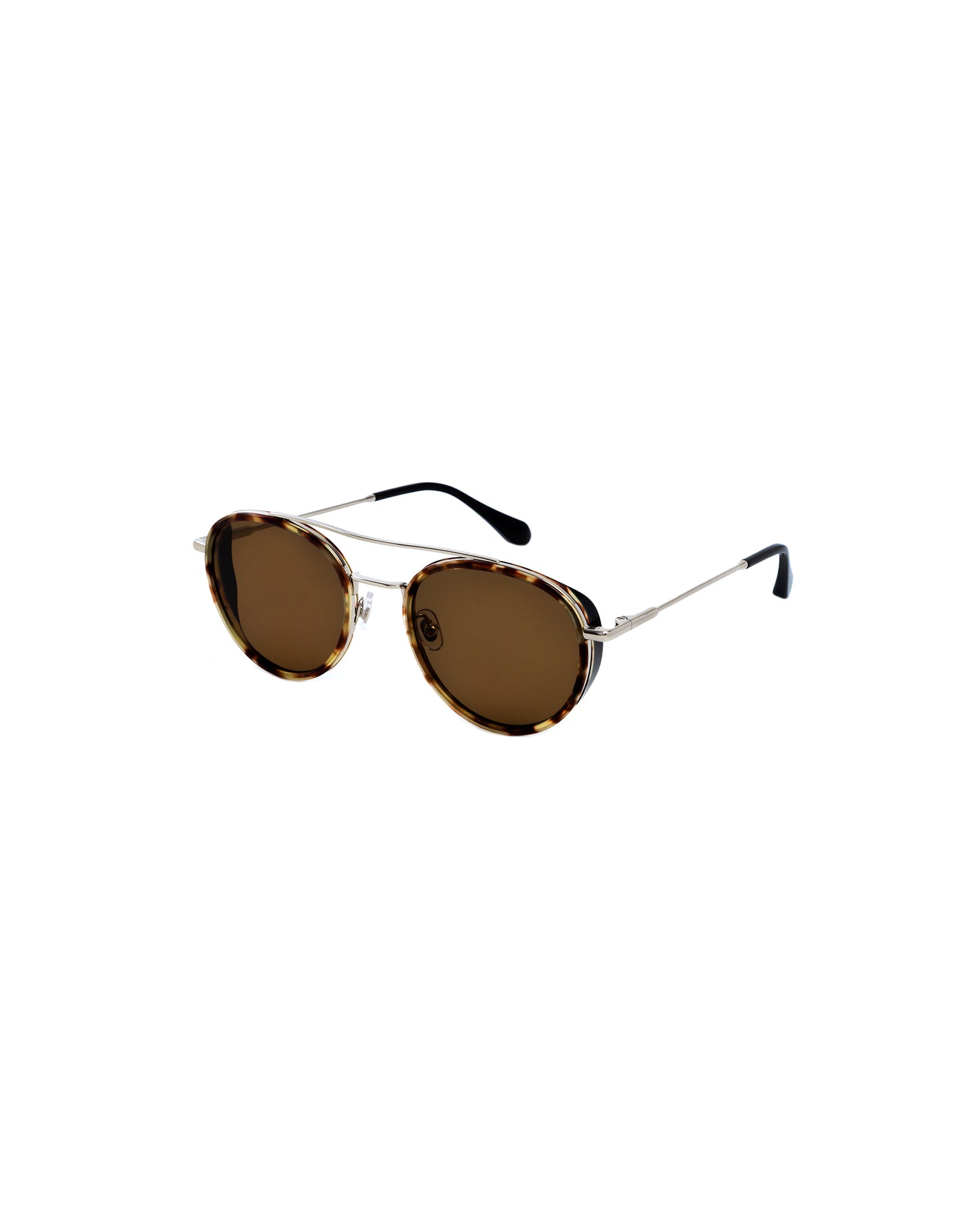 FIRENZE: Aviador Acetato-Metal Dark Silver sunglasses by GIGI STUDIOS 1790
