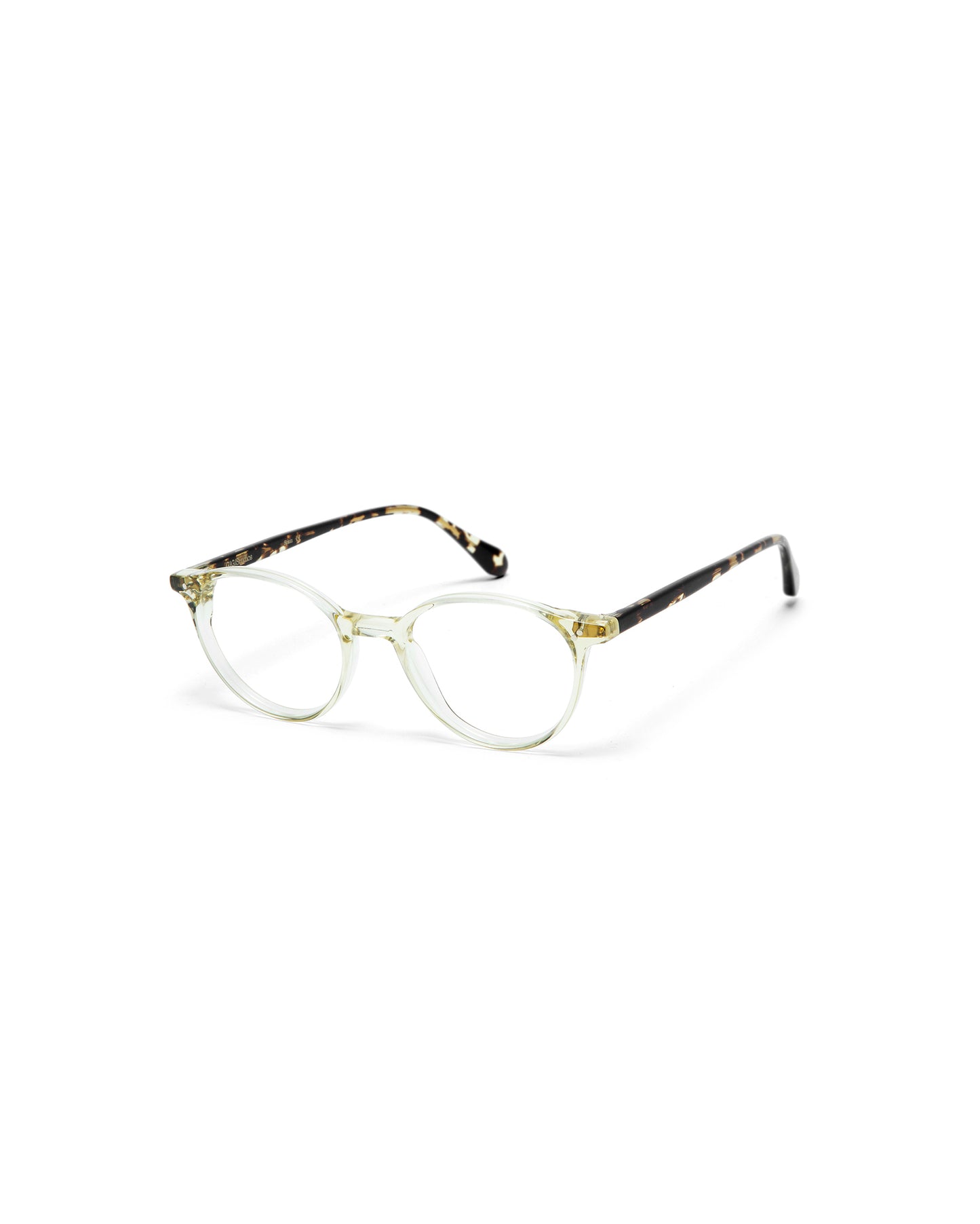 Brooks: Redondas Acetato Transparente optical glasses by GIGI STUDIOS 1816