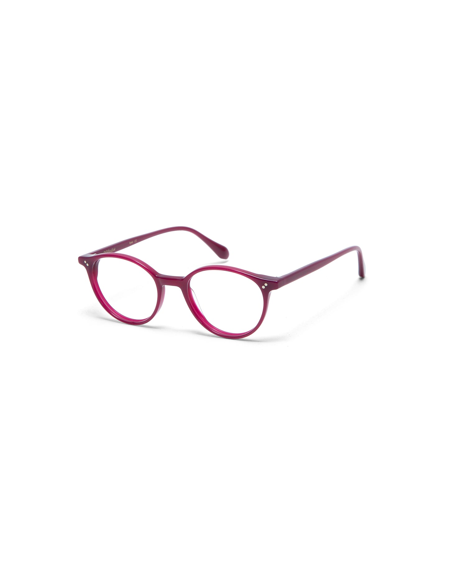 Brooks: Redondas Acetato Rojo optical glasses by GIGI STUDIOS 1818