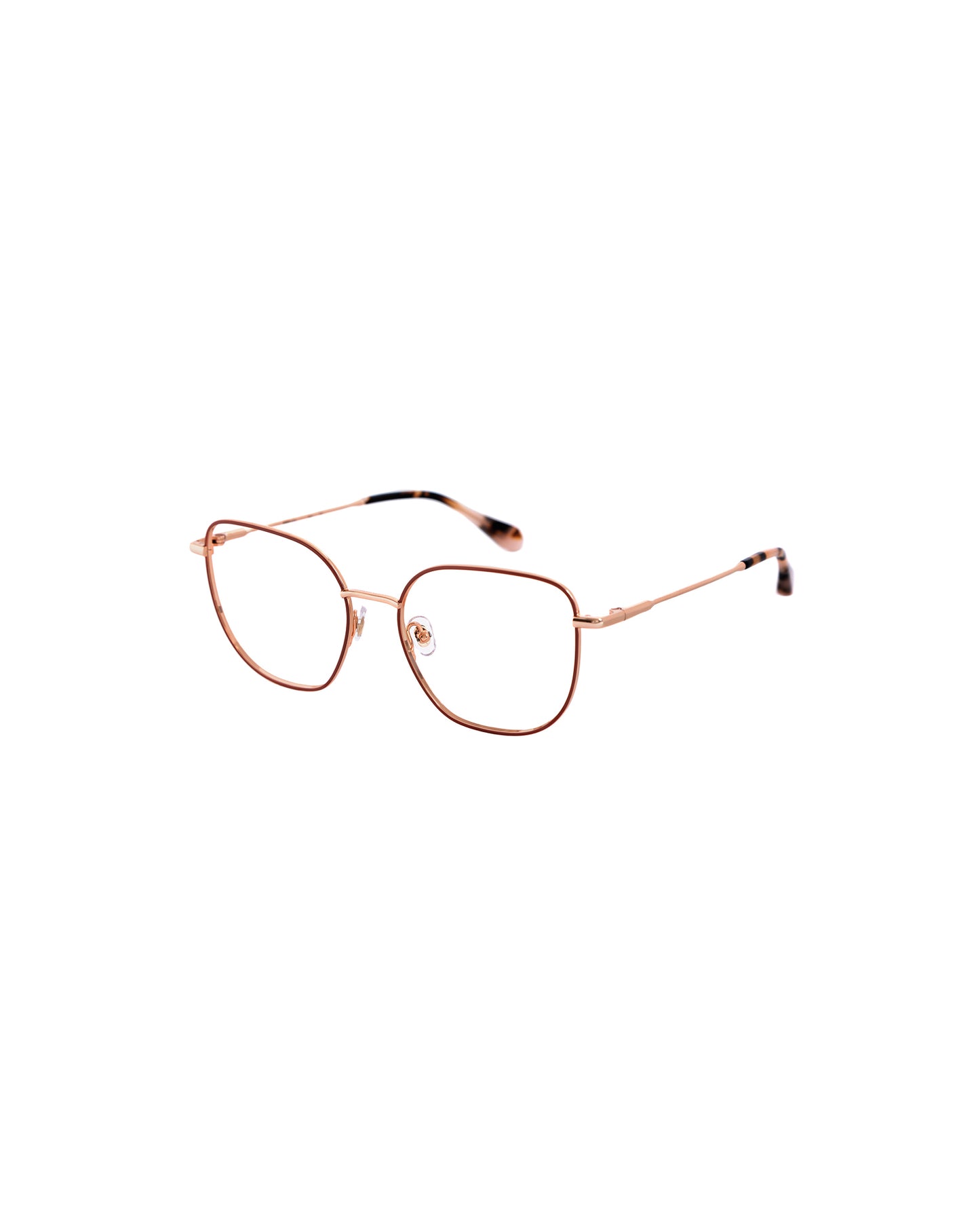LUZIA: Cat Eye Metal Rosa optical glasses by GIGI STUDIOS 1845