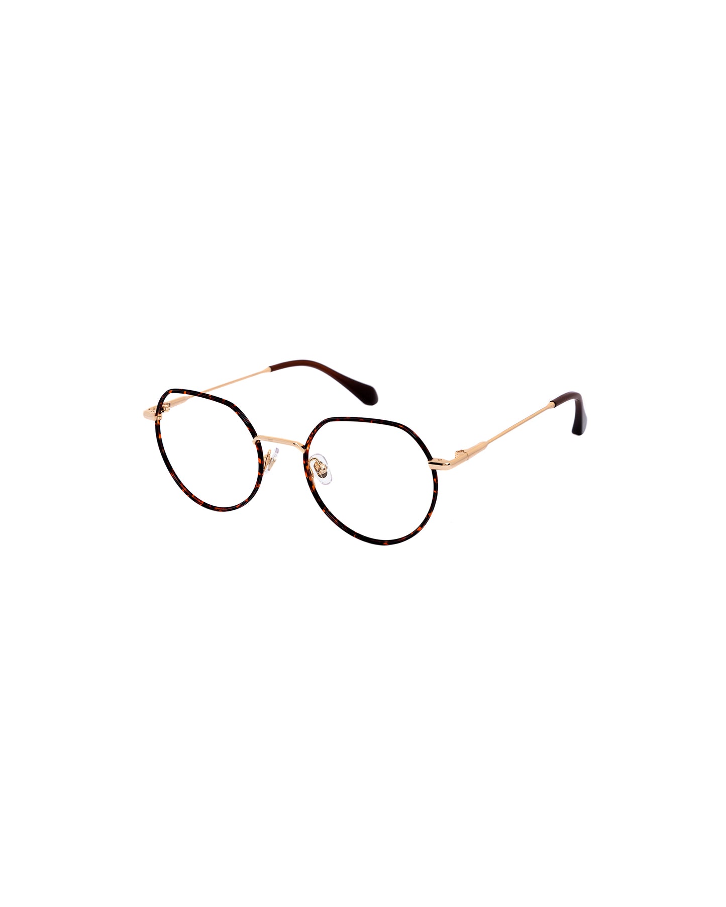 CHELSEA: Redondas Metal Marrón optical glasses by GIGI STUDIOS 1864