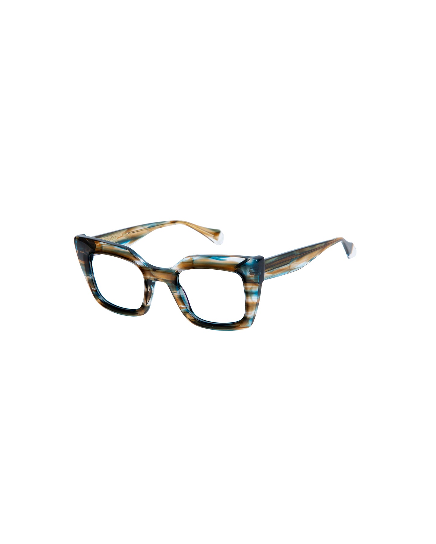 MIA: Cat Eye Acetato Havana optical glasses by GIGI STUDIOS 1872