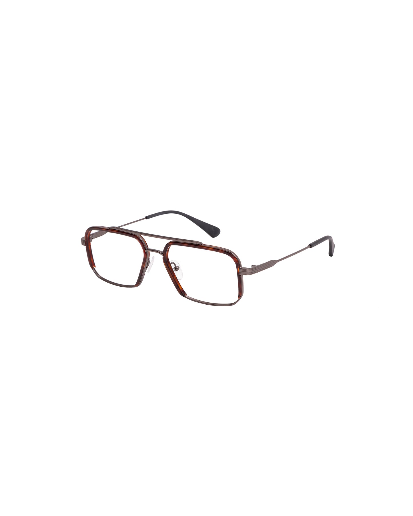 NEWTON: Aviador Acetato-Metal Marrón optical glasses by GIGI STUDIOS 1900