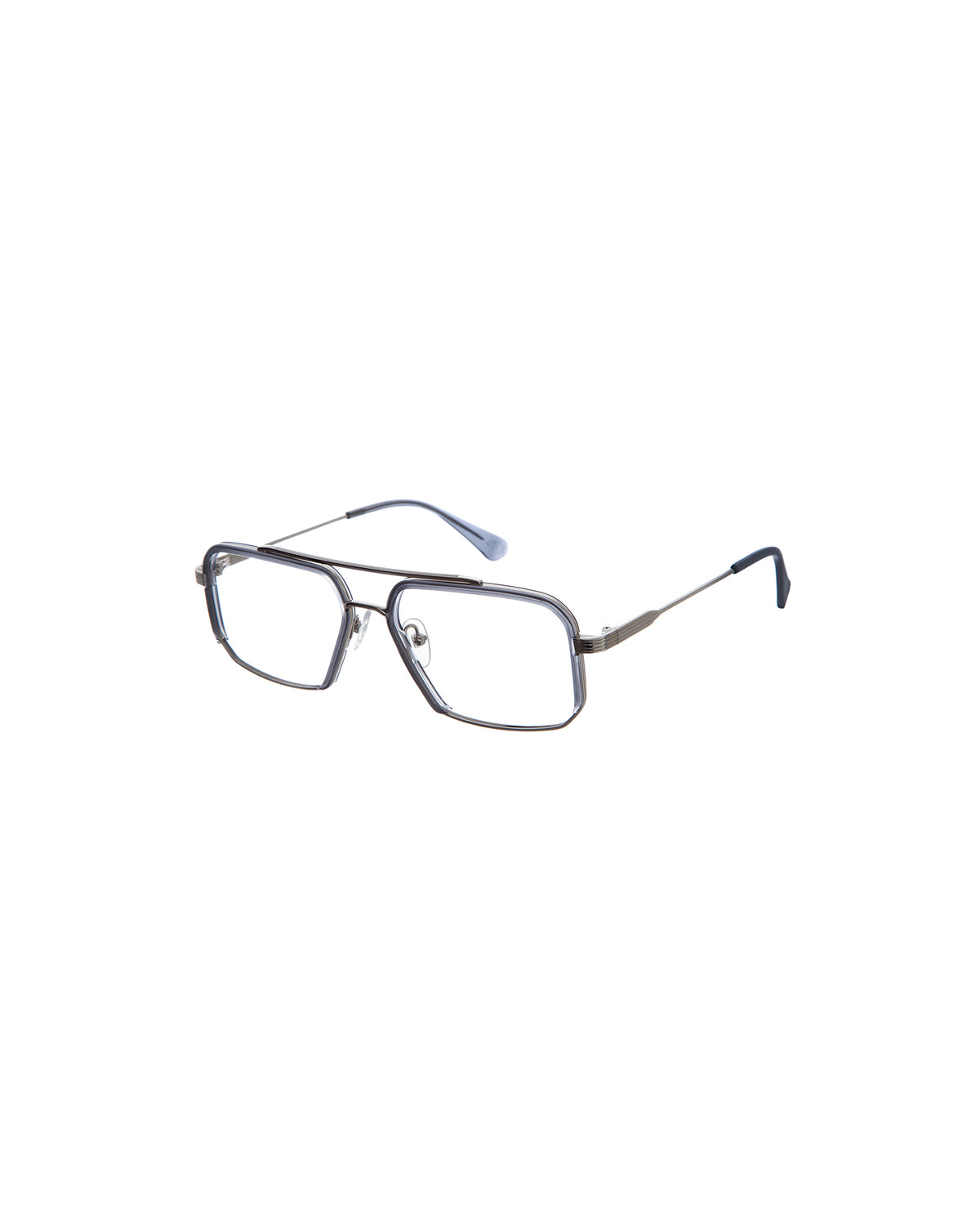 NEWTON: Aviador Acetato-Metal Grigio optical glasses by GIGI STUDIOS 1902
