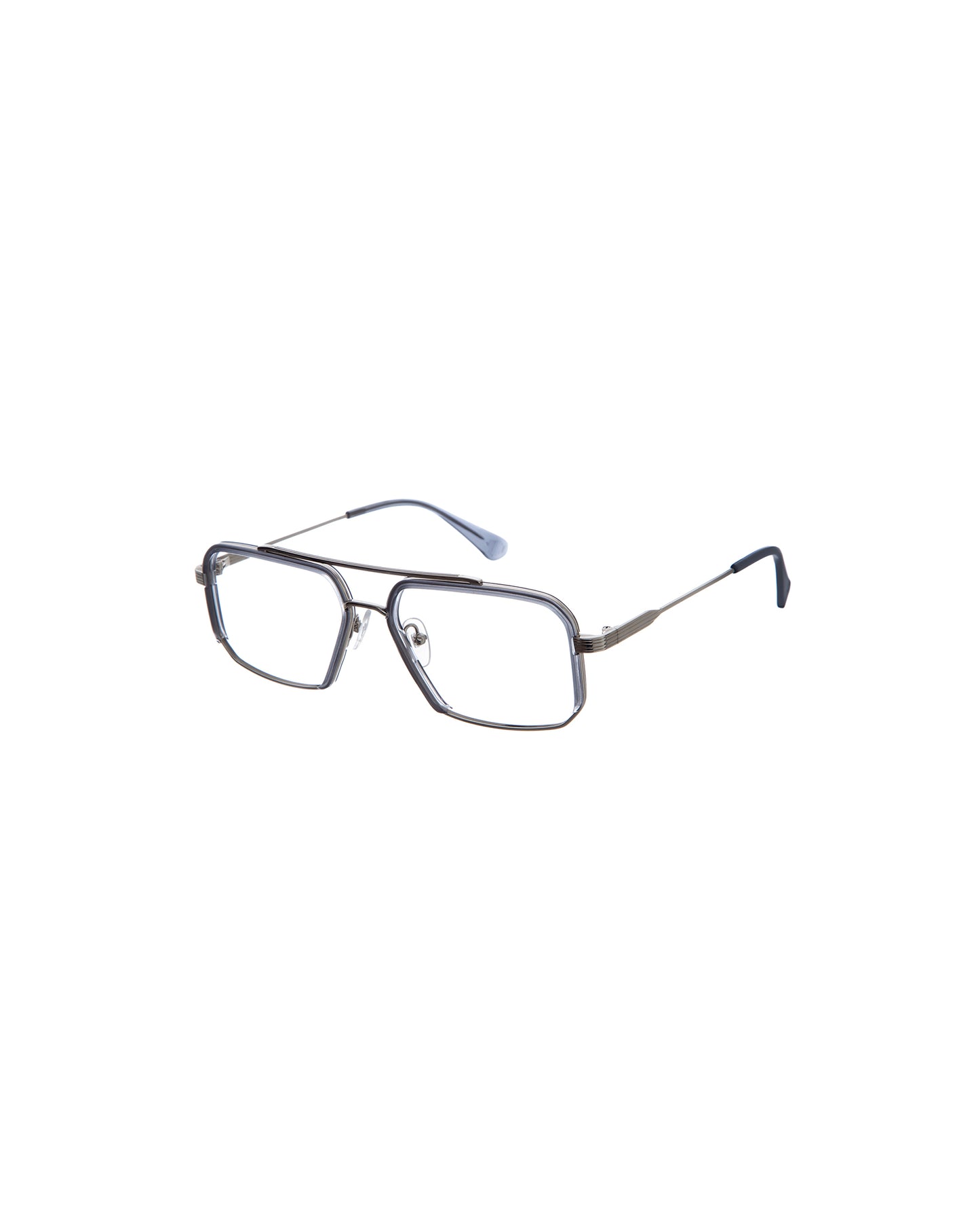 NEWTON: Aviador Acetato-Metal Grigio optical glasses by GIGI STUDIOS 1902