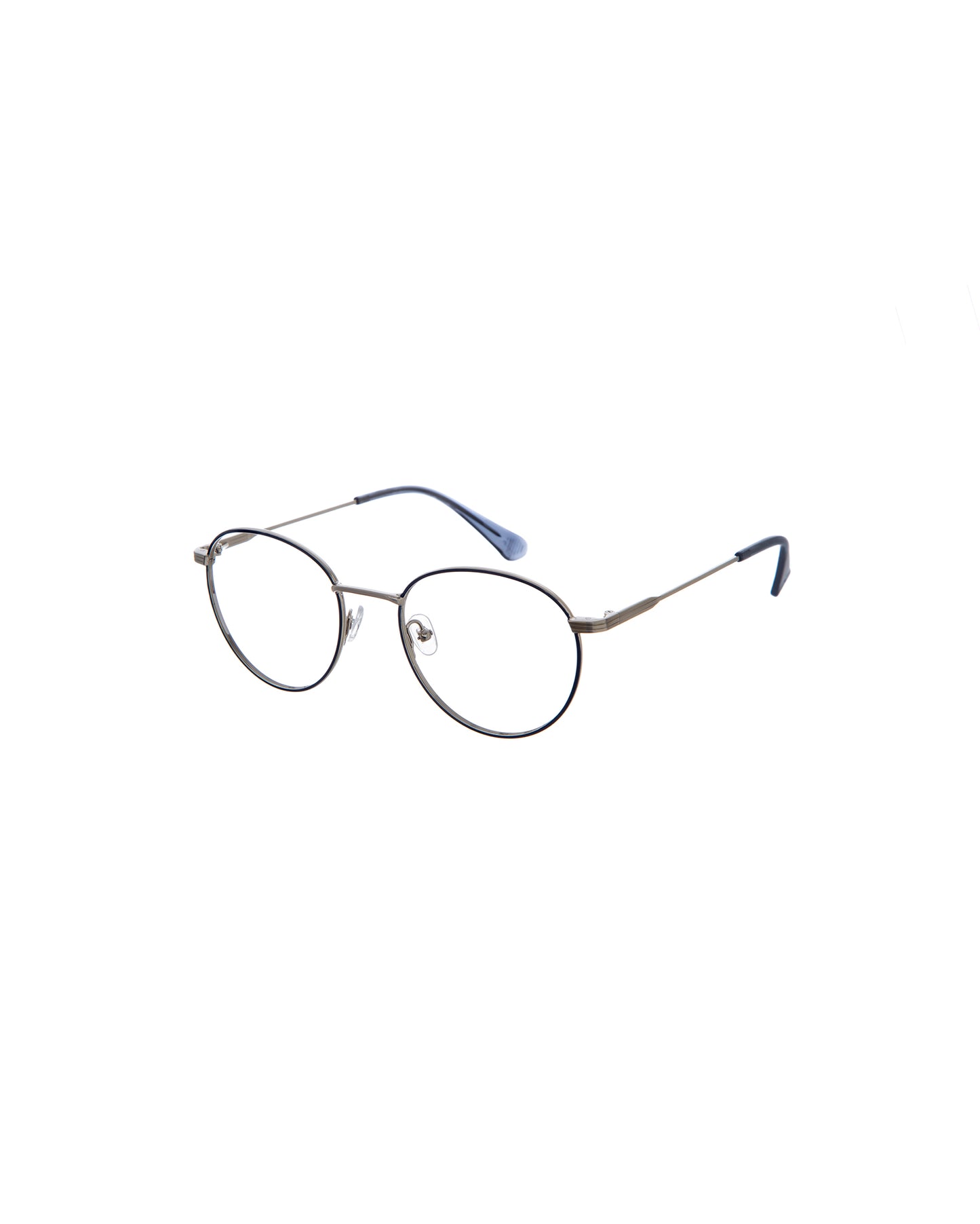 BAUDELAIRE: Redondas Metal Dark Silver optical glasses by GIGI STUDIOS 1908