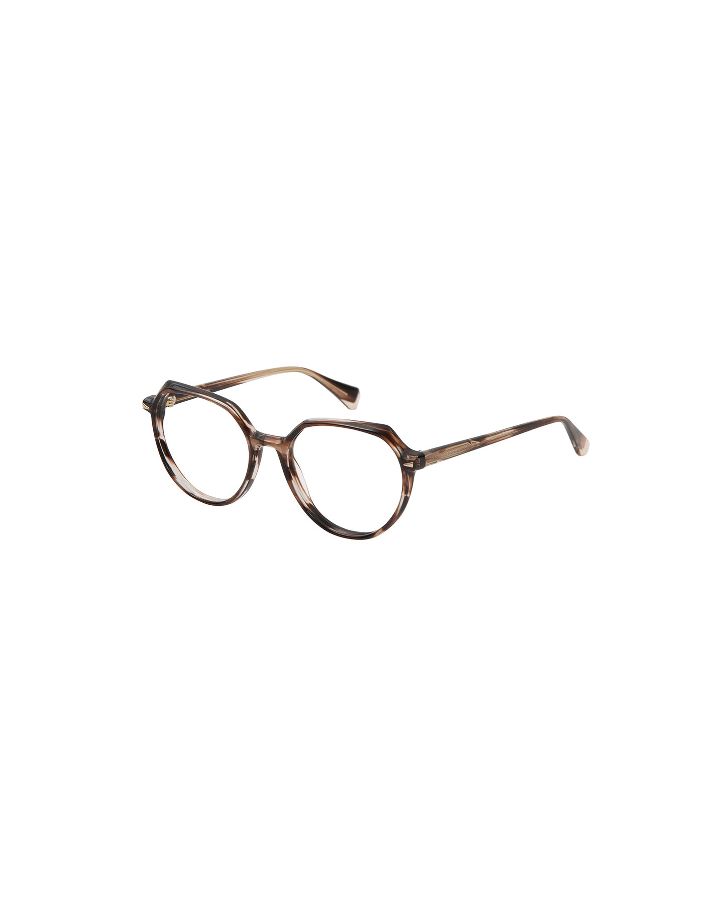 LOLA: Redondas Acetato Marrón optical glasses by GIGI STUDIOS 1931