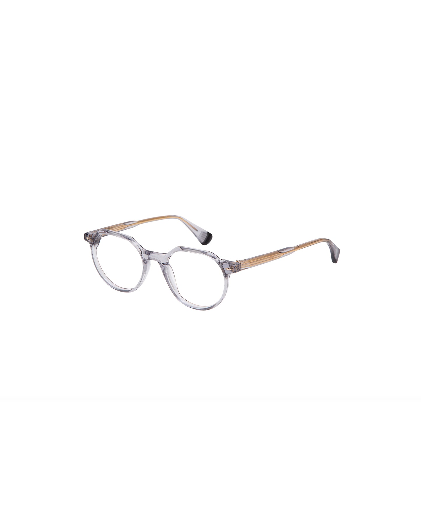 LYNCH: Redondas Acetato Grigio optical glasses by GIGI STUDIOS 1947