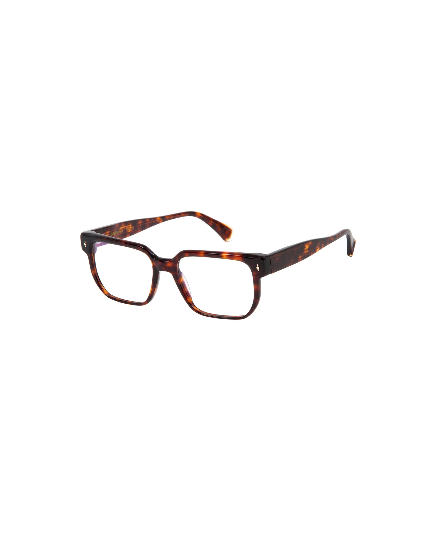 WATERS: Cuadrada Acetato Havana optical glasses by GIGI STUDIOS 1949