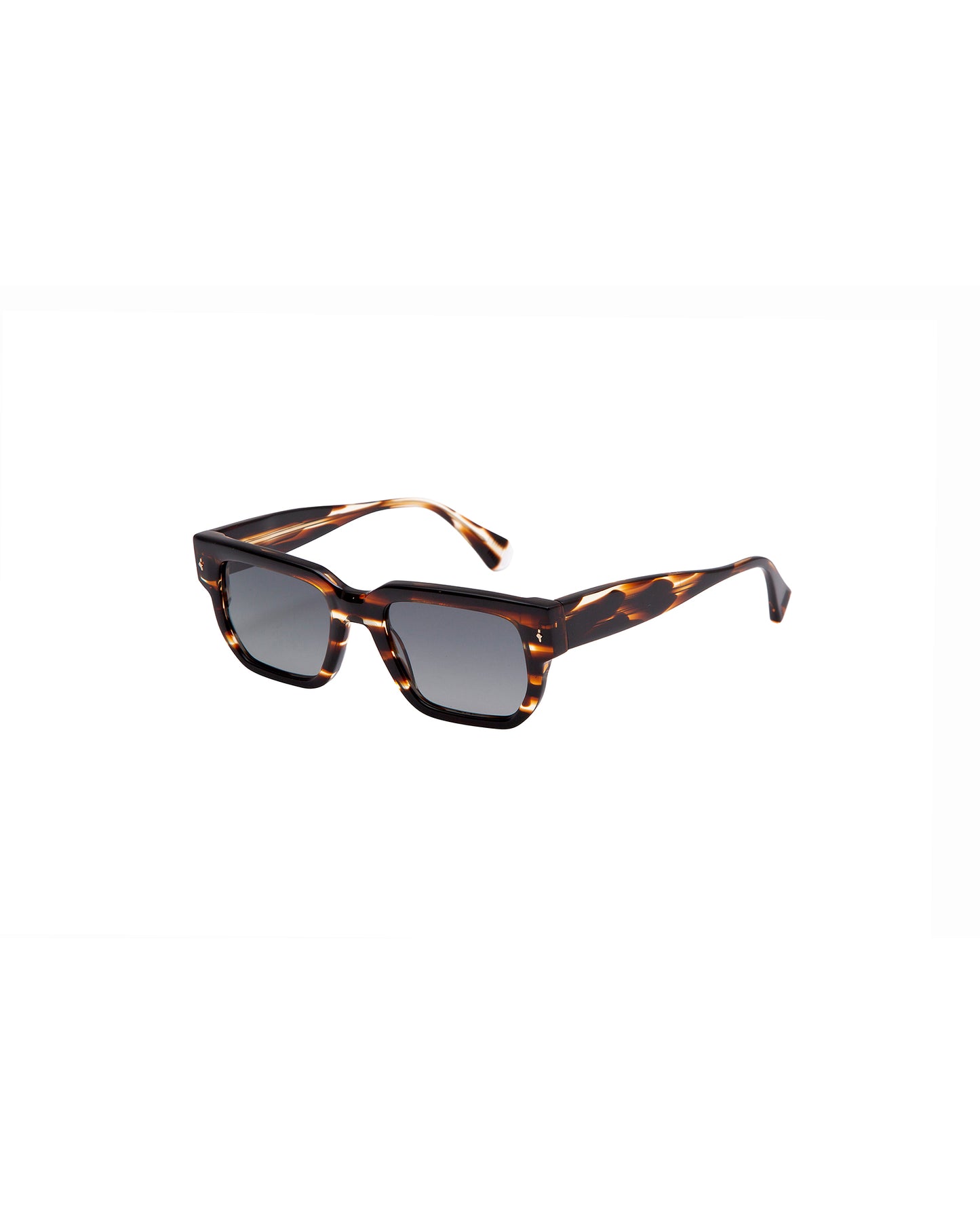 COBAIN: Cuadrada Acetato Havana sunglasses by GIGI STUDIOS 1981