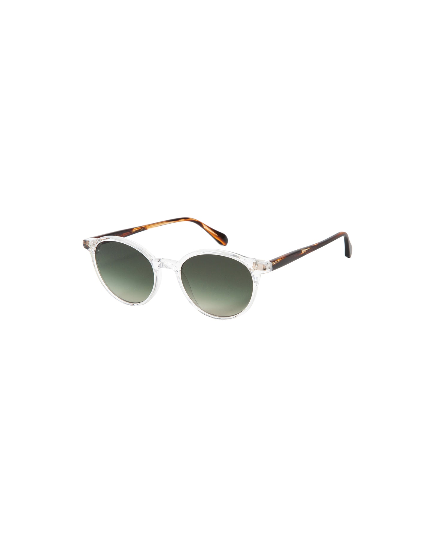 SUNLIGHT: Redondas Acetato Transparente sunglasses by GIGI STUDIOS 2023