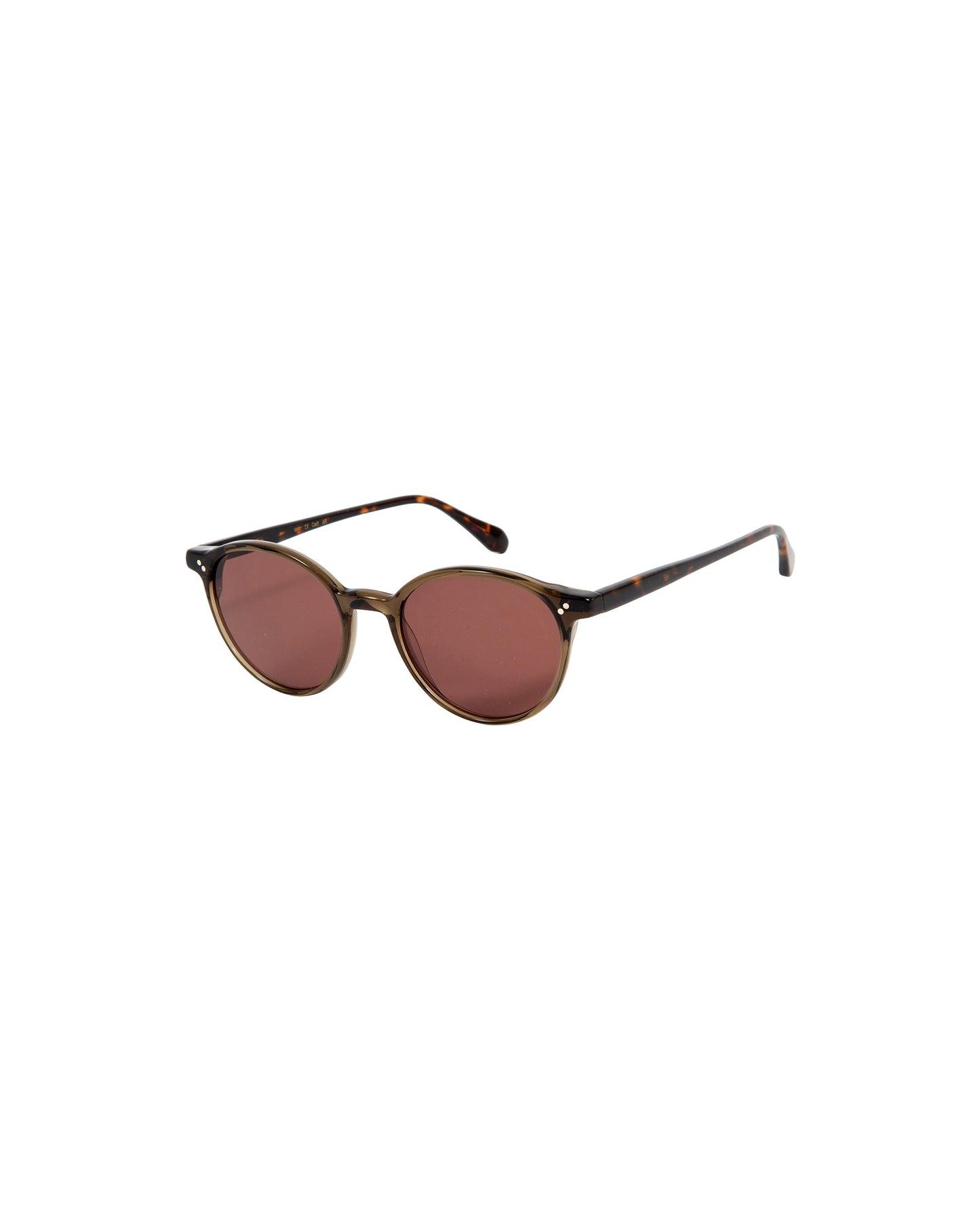 SUNLIGHT: Redondas Acetato Marrón sunglasses by GIGI STUDIOS 2025