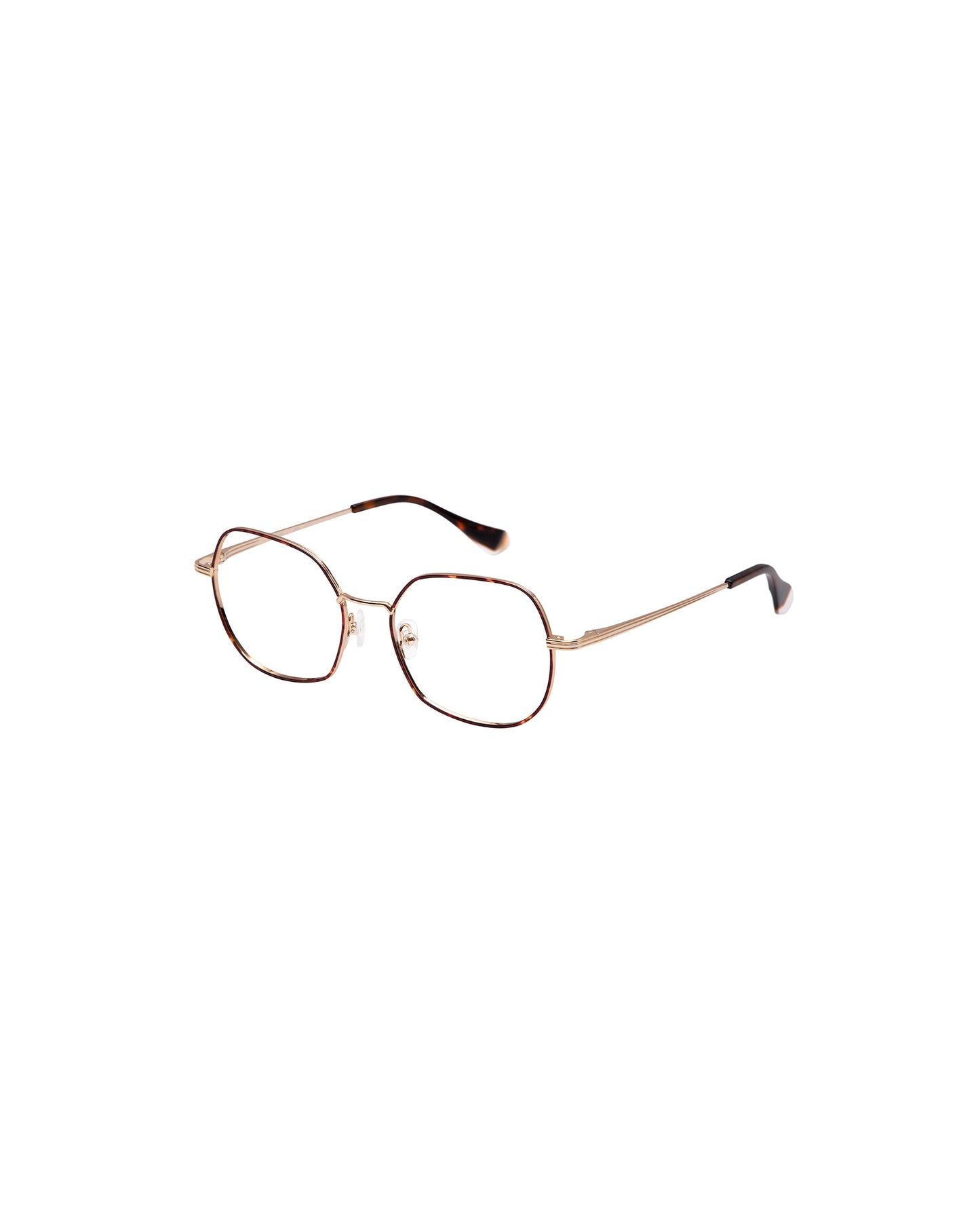 COCO: Cuadrada Metal Marrón optical glasses by GIGI STUDIOS 2088