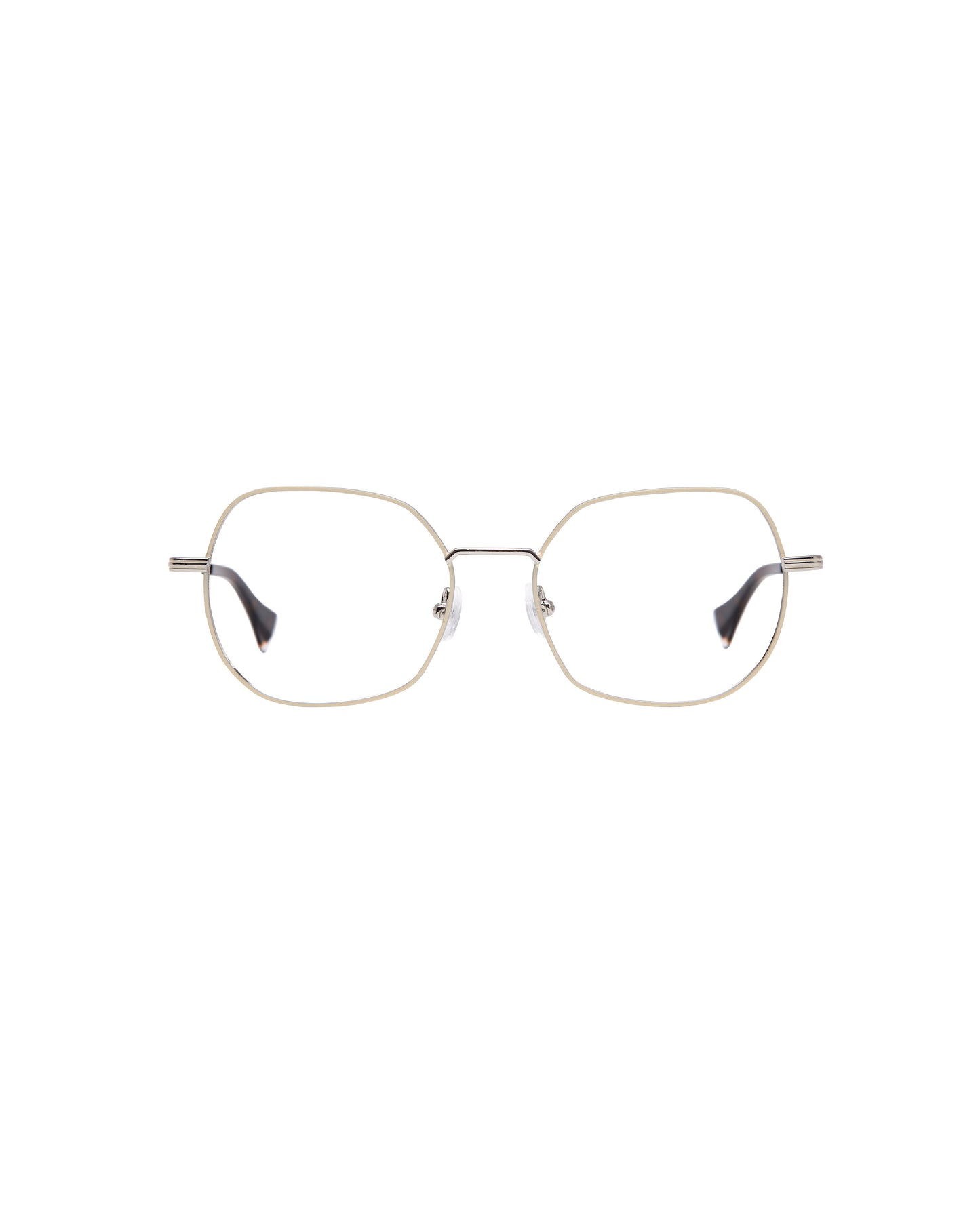 COCO: Cuadrada Metal Dark Silver optical glasses by GIGI STUDIOS 2091