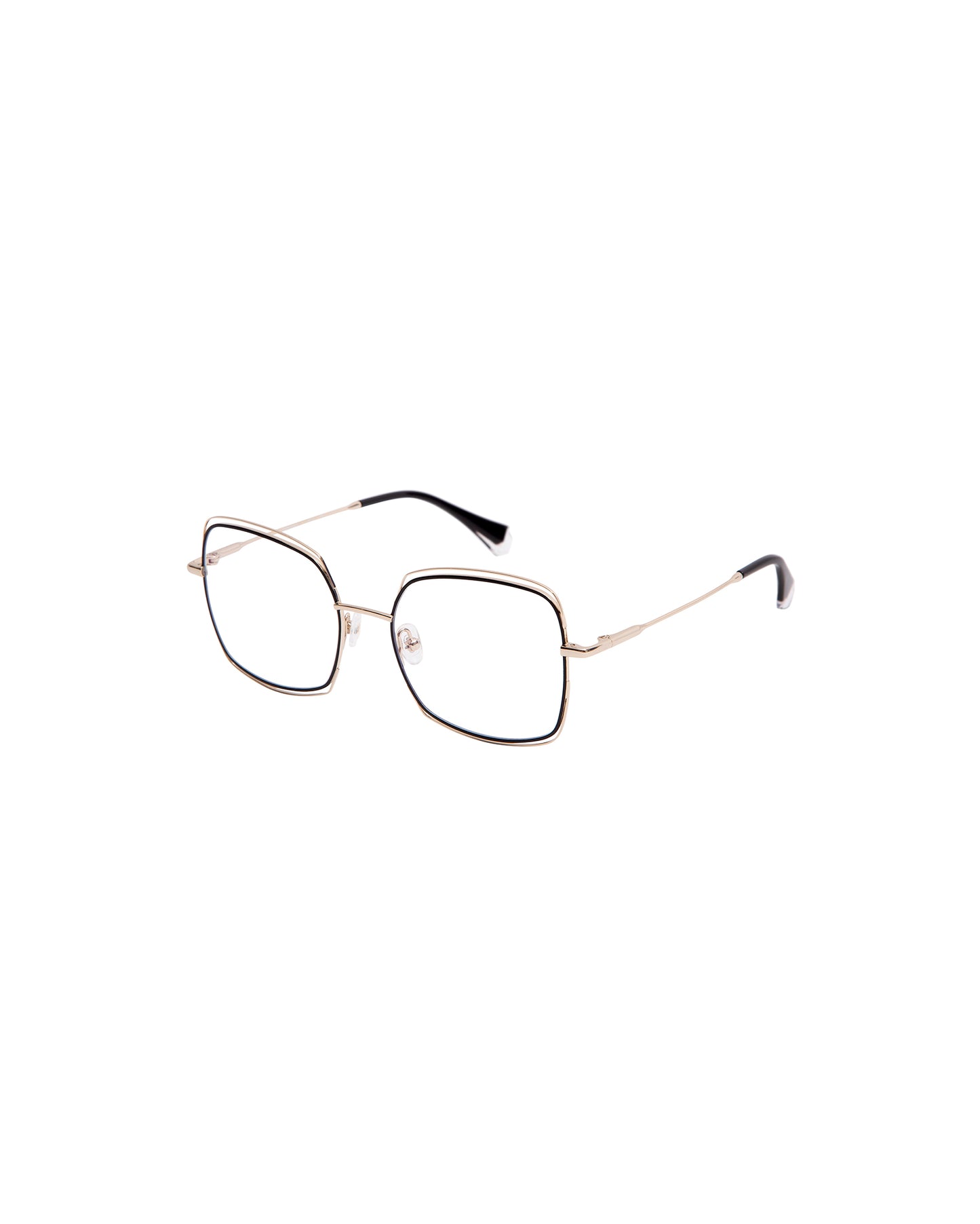 CURTIS: Cuadrada Metal Noir optical glasses by GIGI STUDIOS 2156