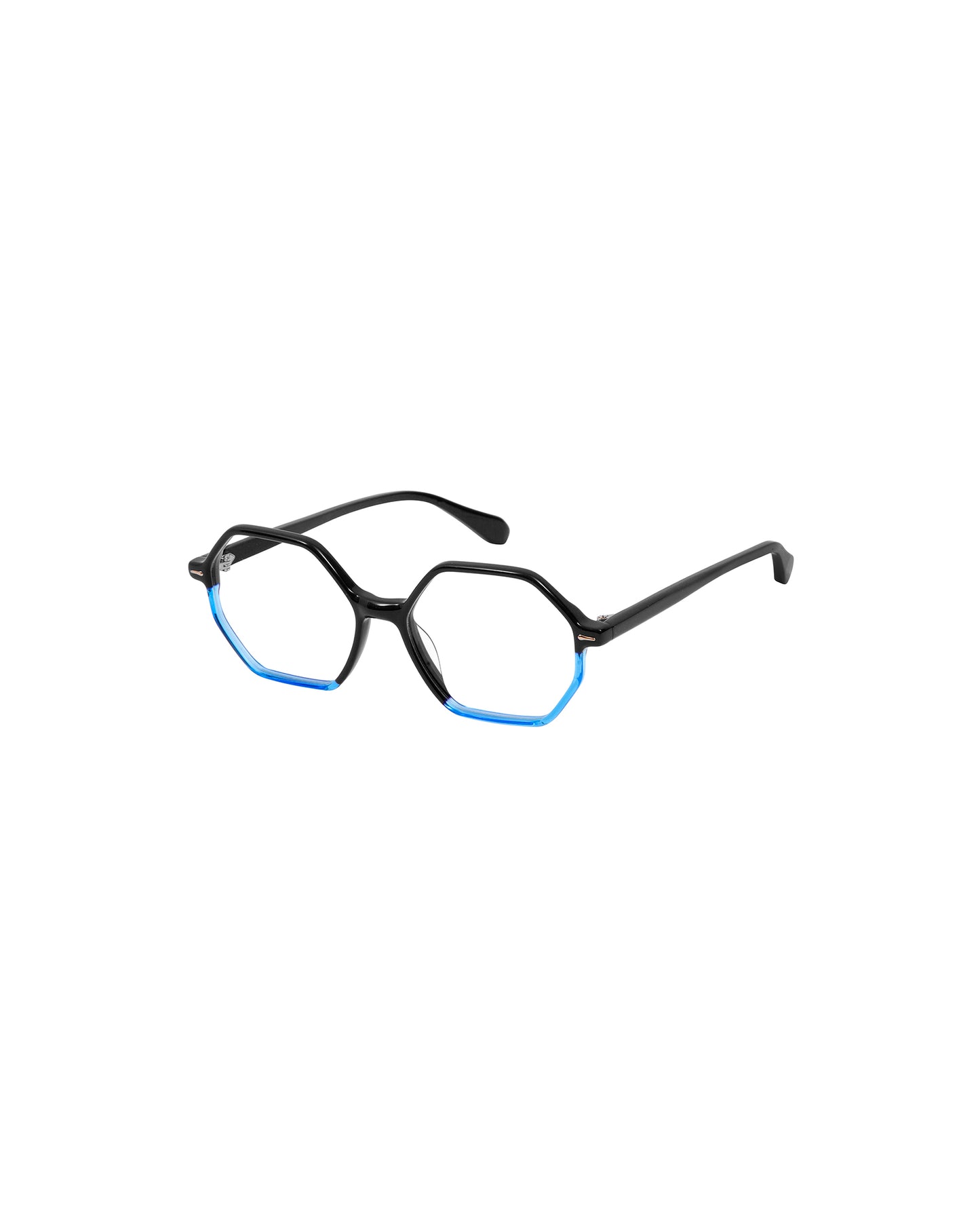 ZOE: Geométricas Acetato Azul optical glasses by GIGI STUDIOS 2199