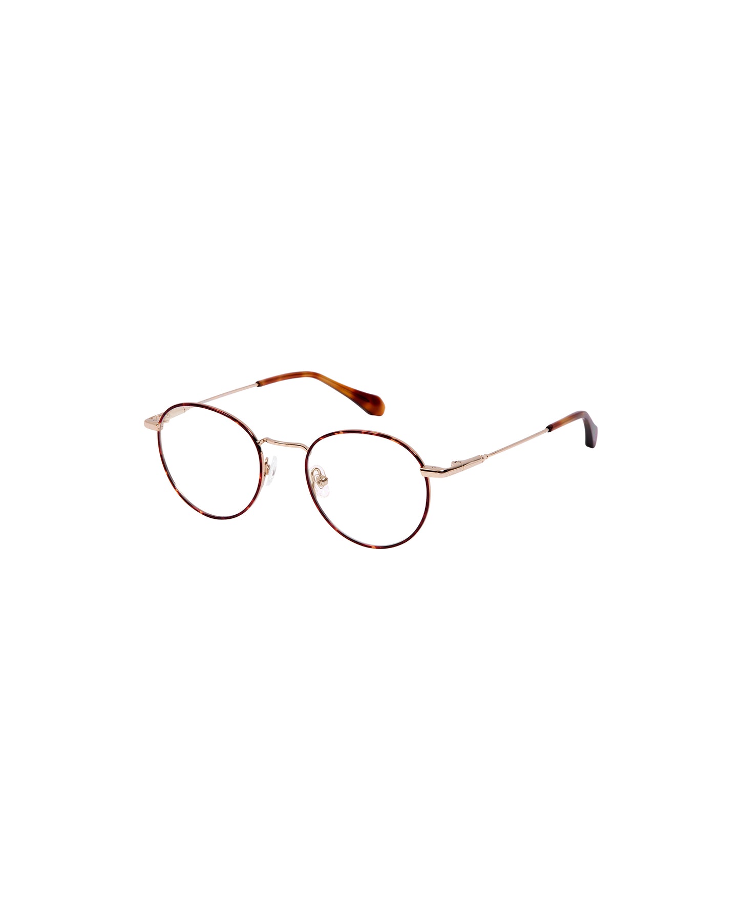 ABBEY: Redondas Metal Havana optical glasses by GIGI STUDIOS 2226
