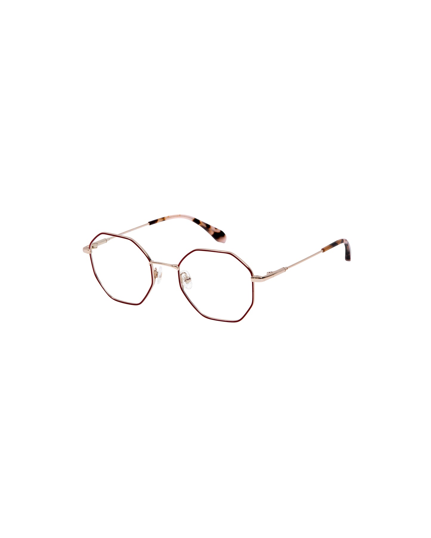 NAIA: Geométricas Metal Rojo optical glasses by GIGI STUDIOS 2236