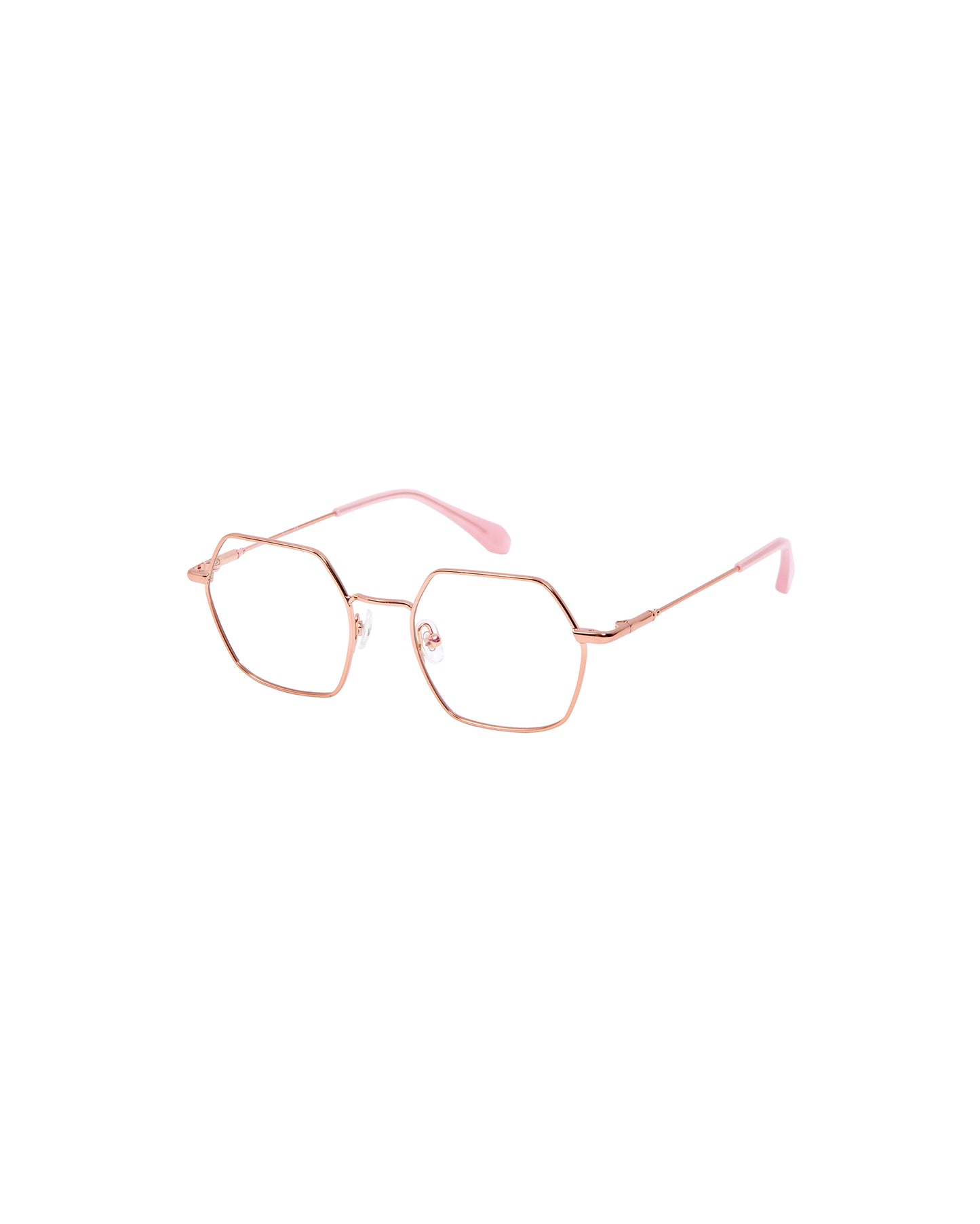 MOON: Geométricas Metal Rosa optical glasses by GIGI STUDIOS 2252