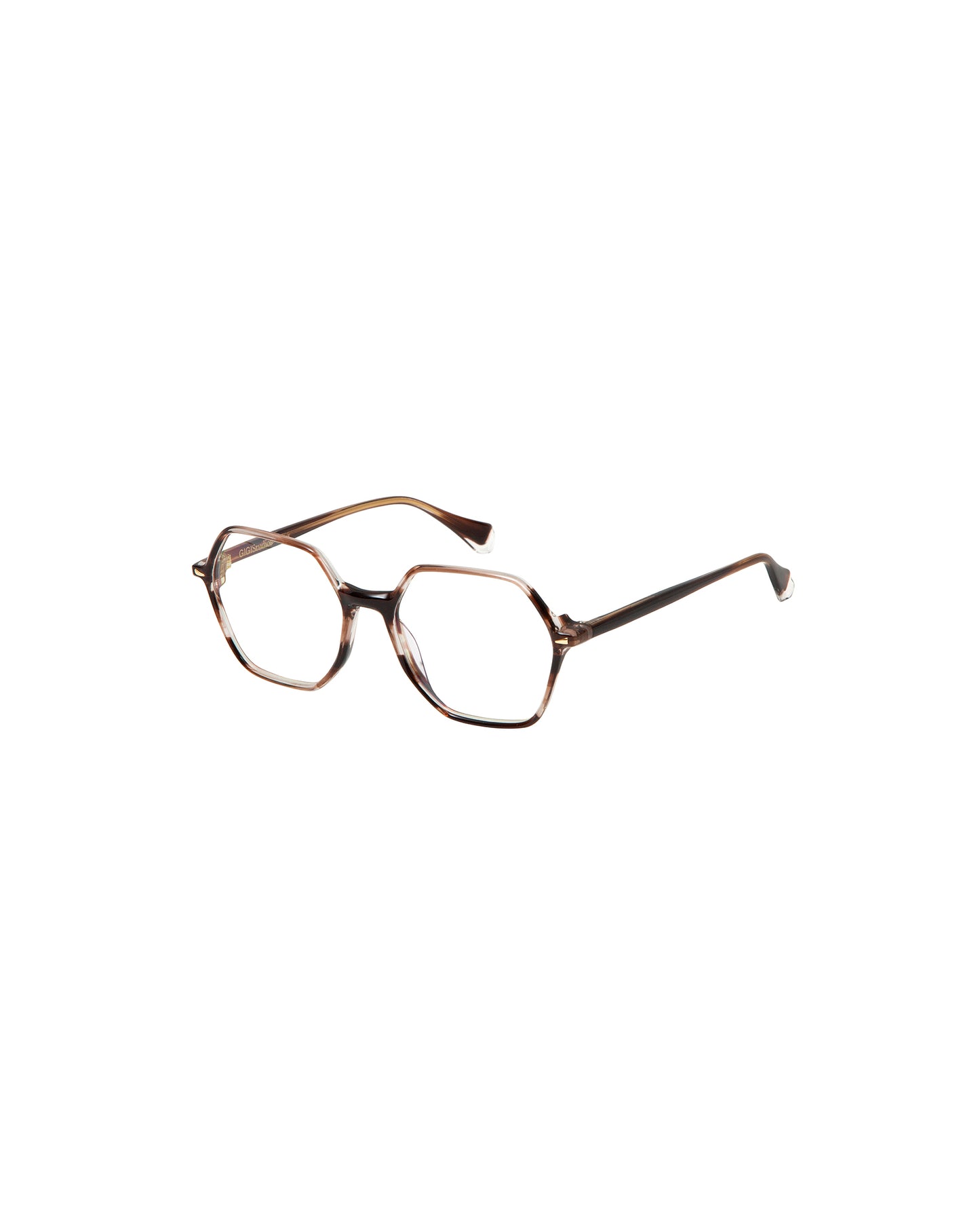 RITA: Geométricas Acetato Havana optical glasses by GIGI STUDIOS 2305