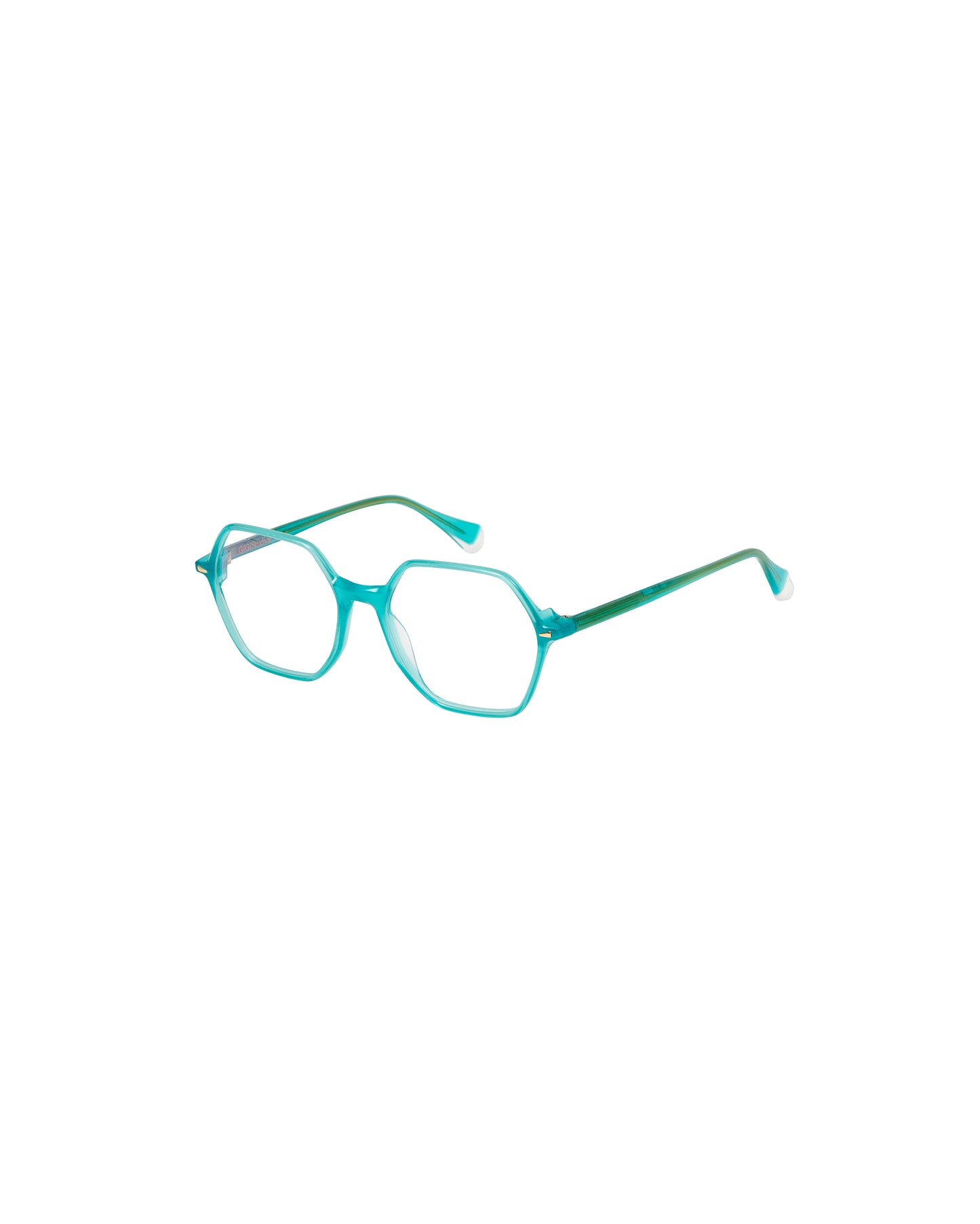 RITA: Geométricas Acetato Azul optical glasses by GIGI STUDIOS 2307