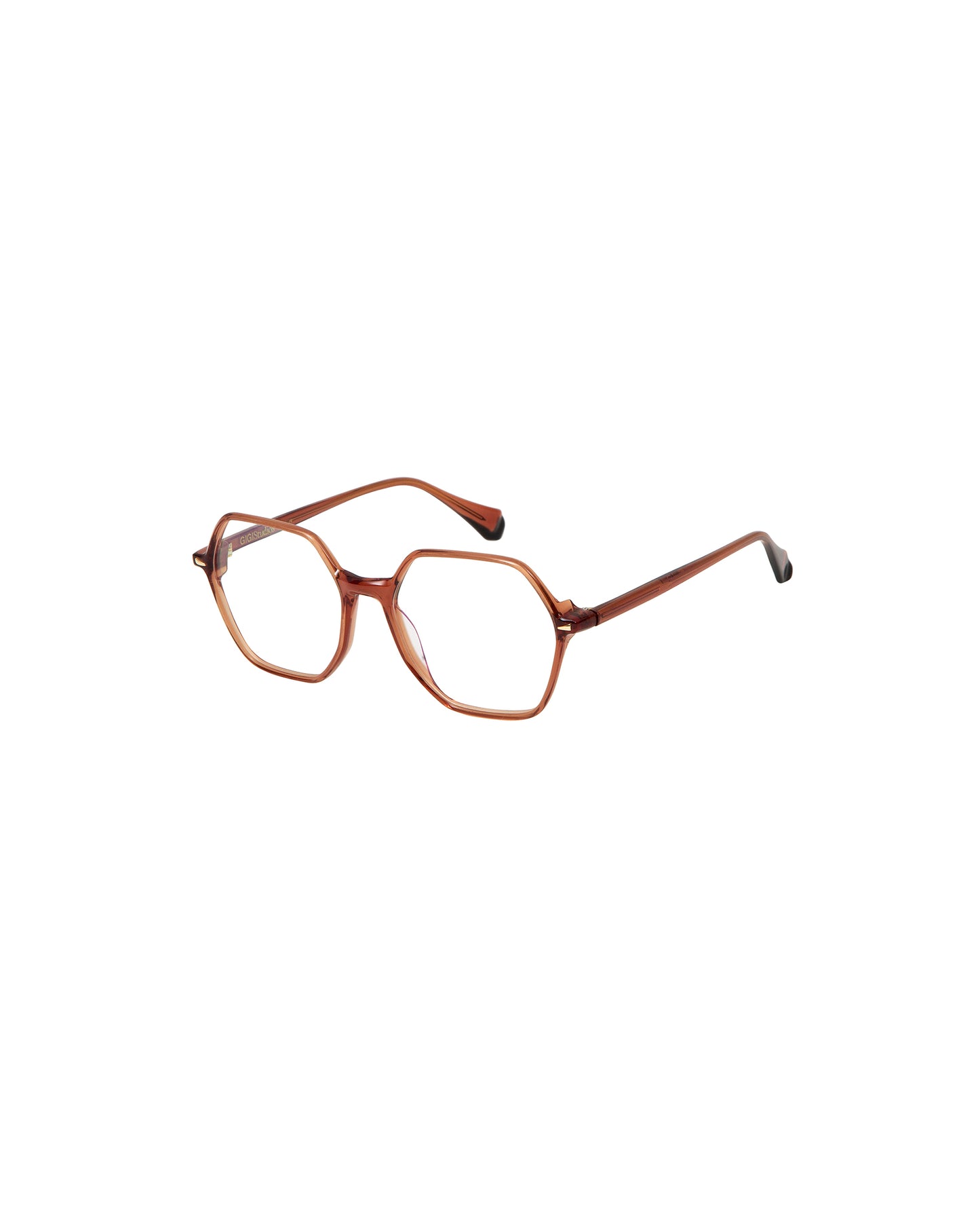 RITA: Geométricas Acetato Marrón optical glasses by GIGI STUDIOS 2309