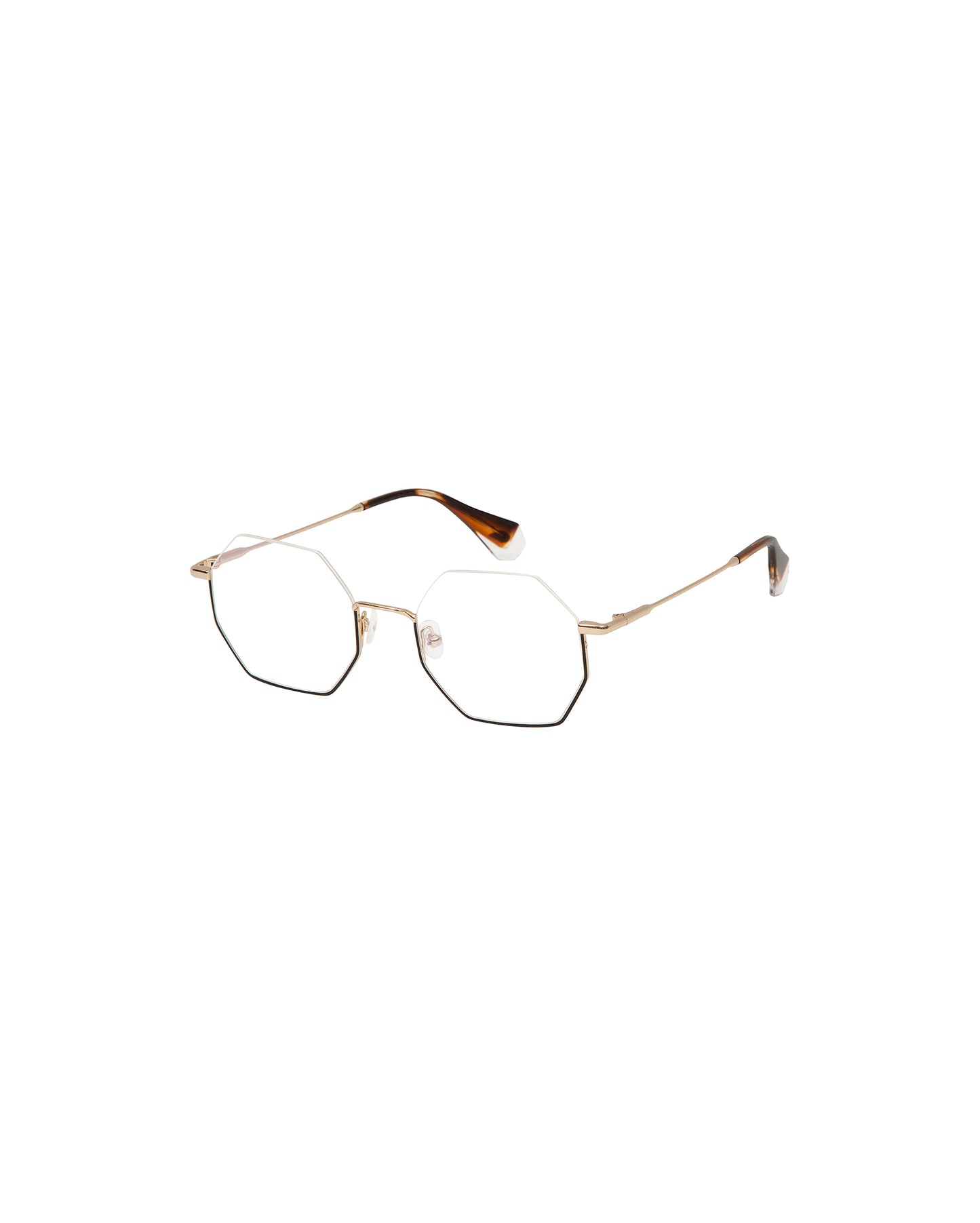ENARA: Geométricas Metal Noir optical glasses by GIGI STUDIOS 2327