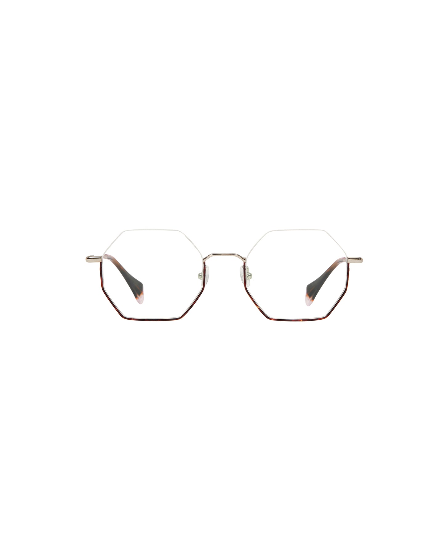 ENARA: Geométricas Metal Havana optical glasses by GIGI STUDIOS 2328
