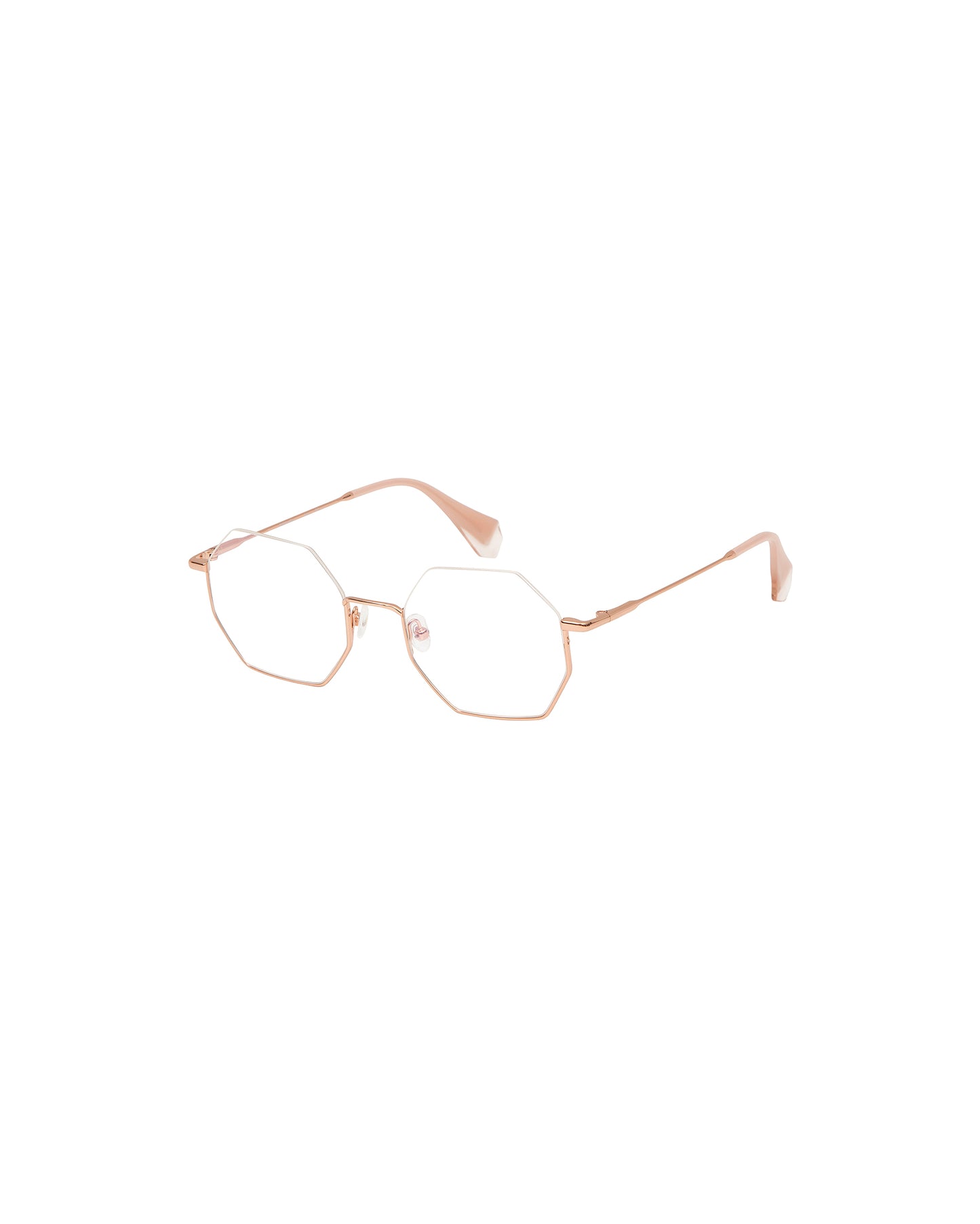 ENARA: Geométricas Metal Rosa optical glasses by GIGI STUDIOS 2330