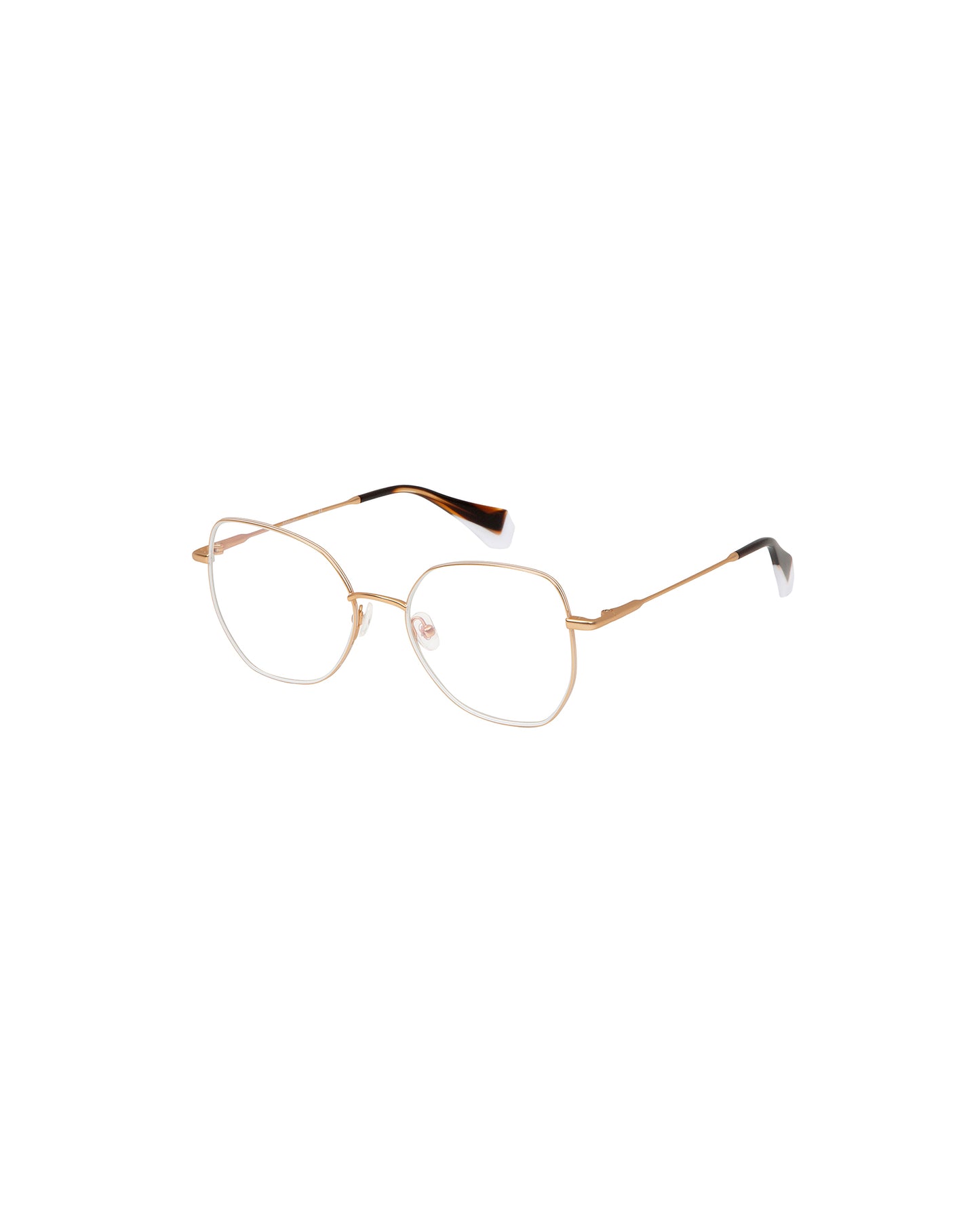 BRUNA: Cuadrada Metal Doré optical glasses by GIGI STUDIOS 2336
