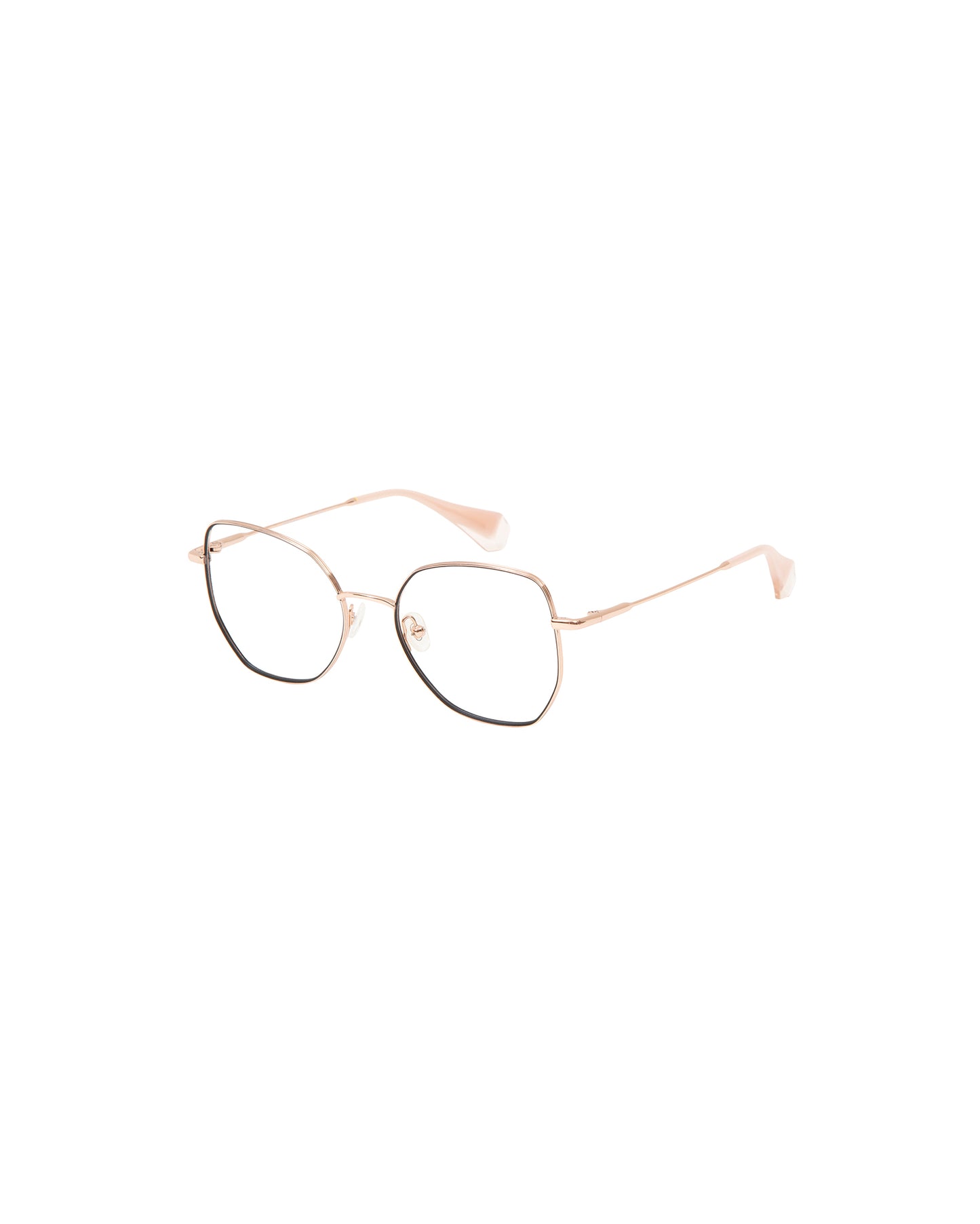 BRUNA: Cuadrada Metal Rosa optical glasses by GIGI STUDIOS 2338