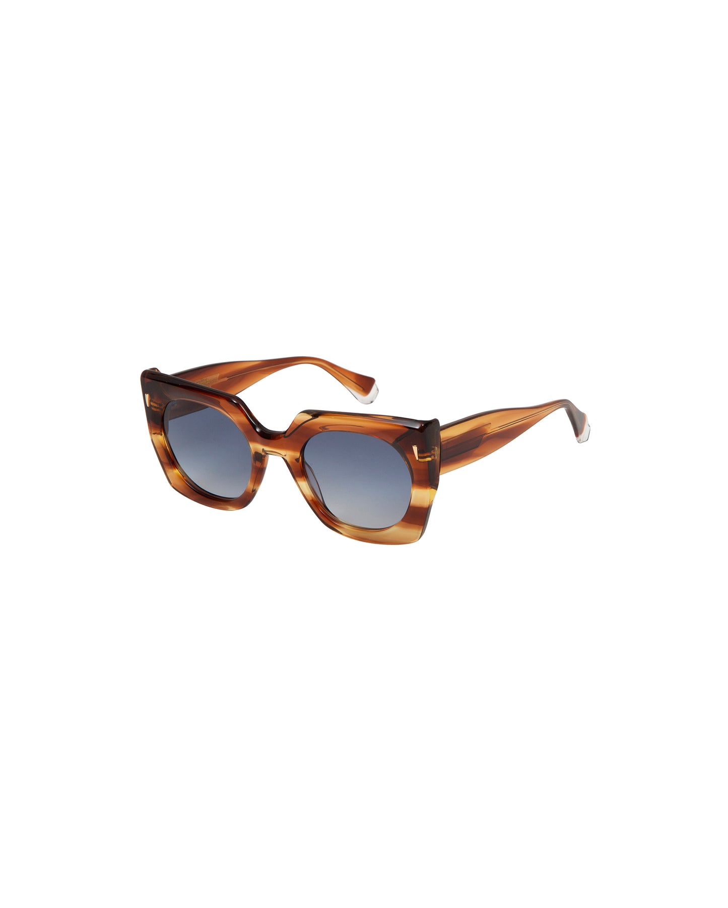 HARPER: Cuadrada Acetato Havana sunglasses by GIGI STUDIOS 2351